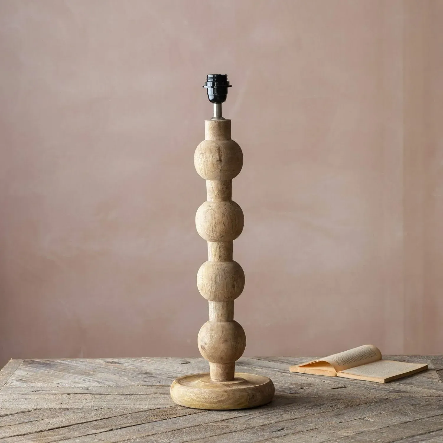 Bonnie Table Lamp - Mango Wood