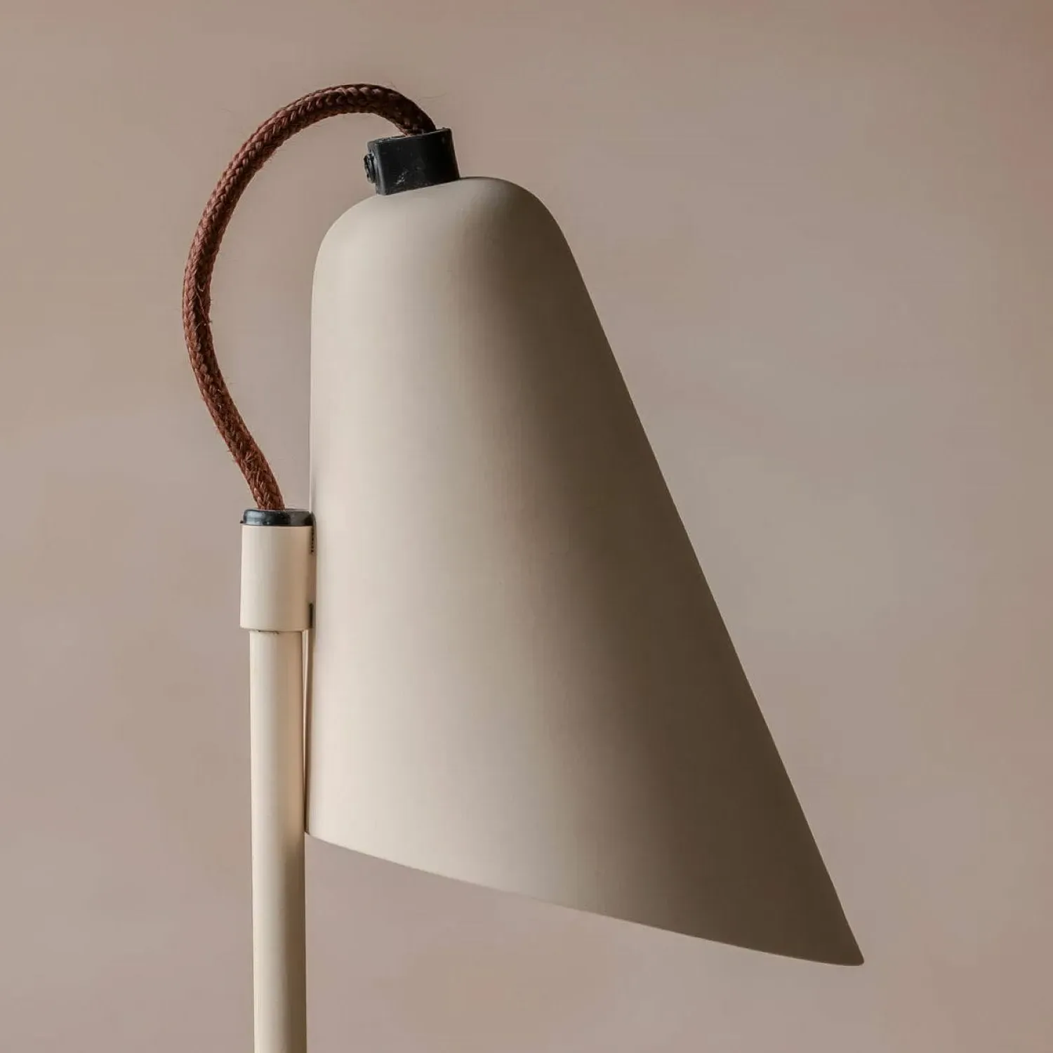 Bridewell Conical Table Lamp - Nude, Iron