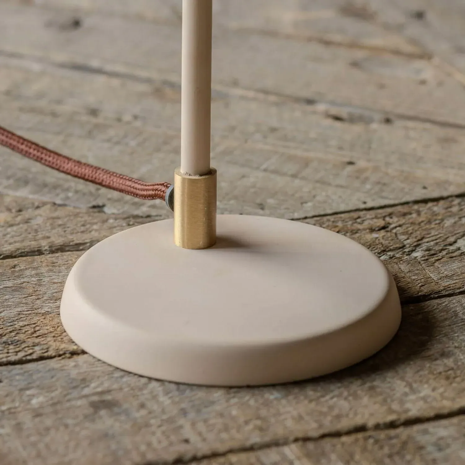 Bridewell Conical Table Lamp - Nude, Iron