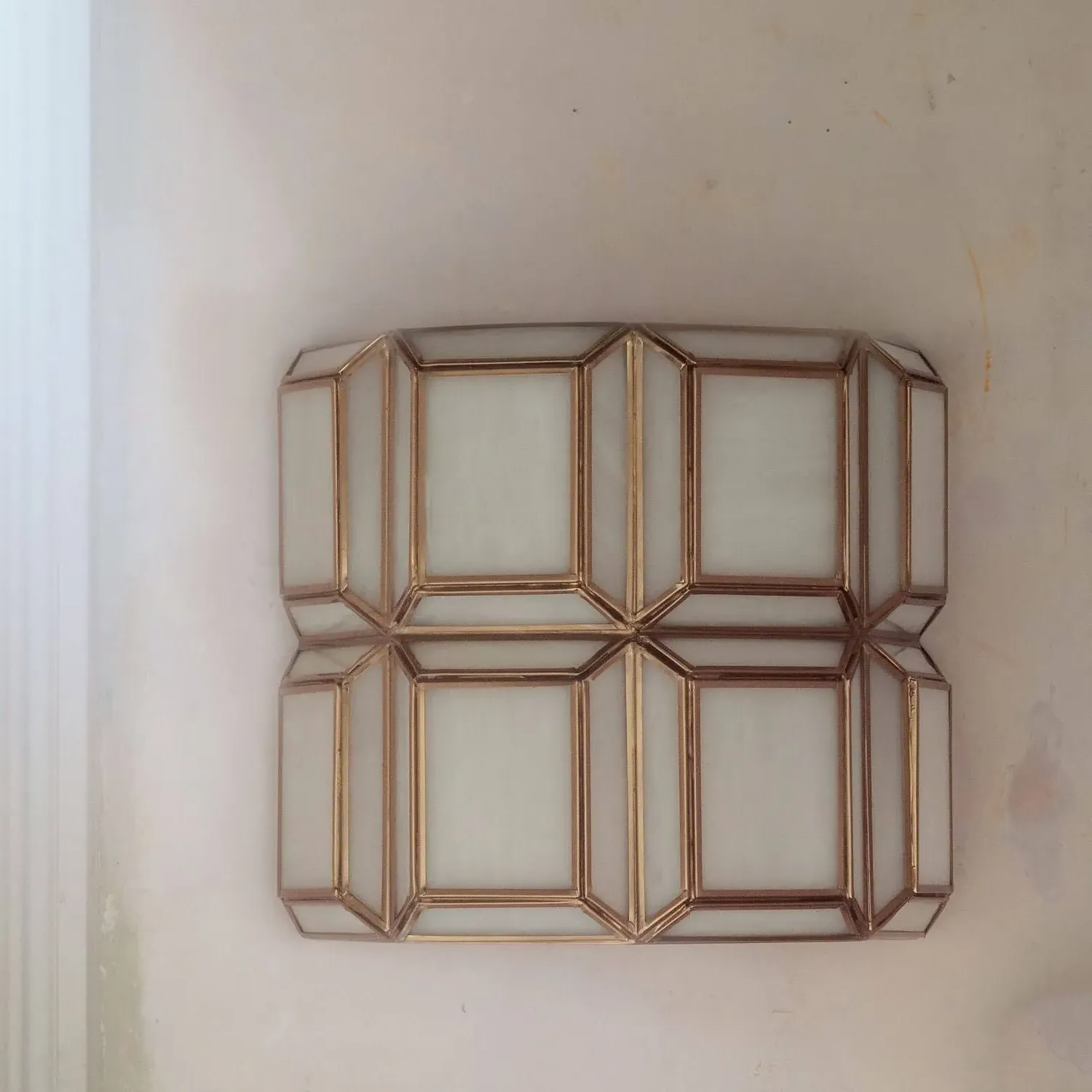 Bridgerton Wall Sconce - White, Brass