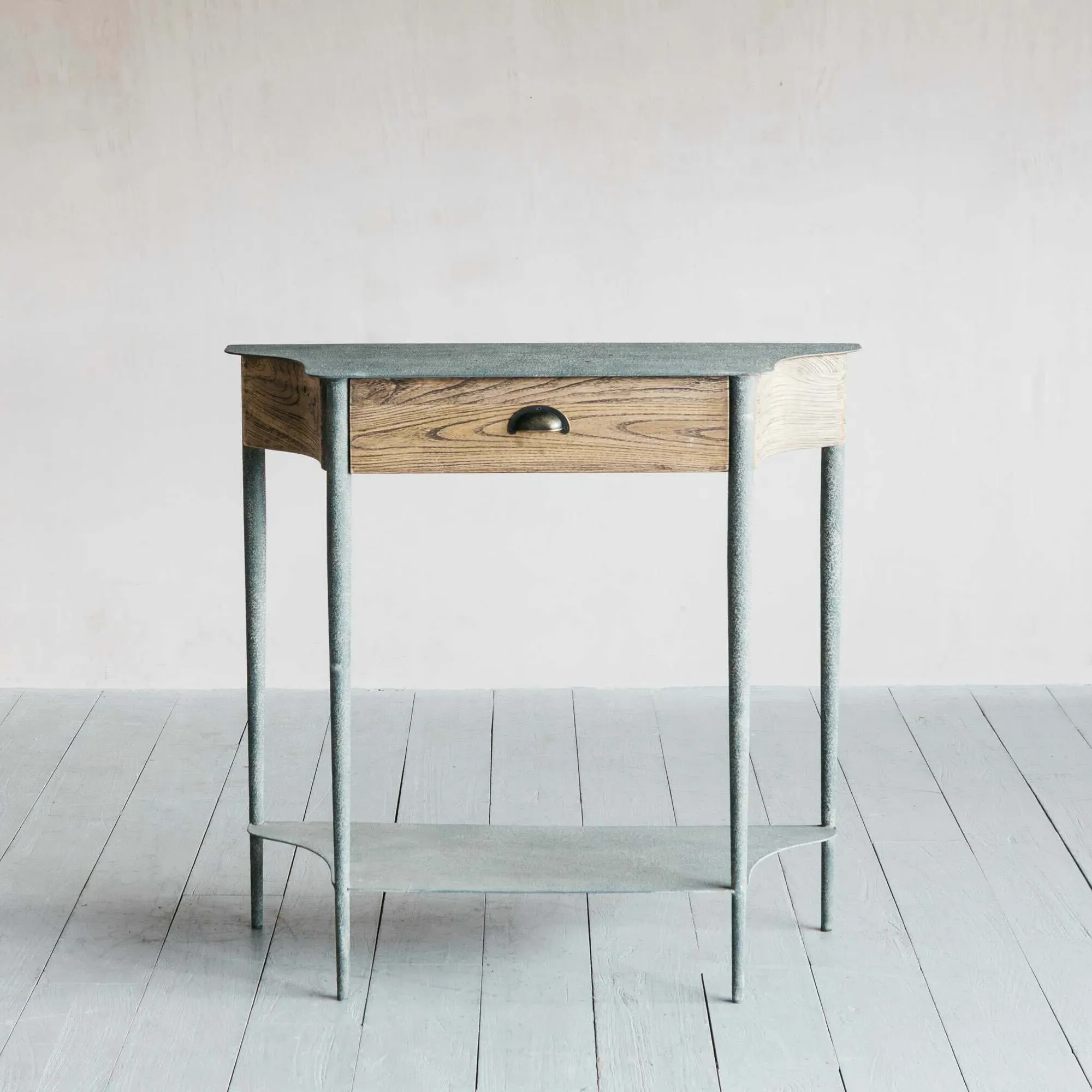 Bronte Console Table - Smoke Grey, Iron