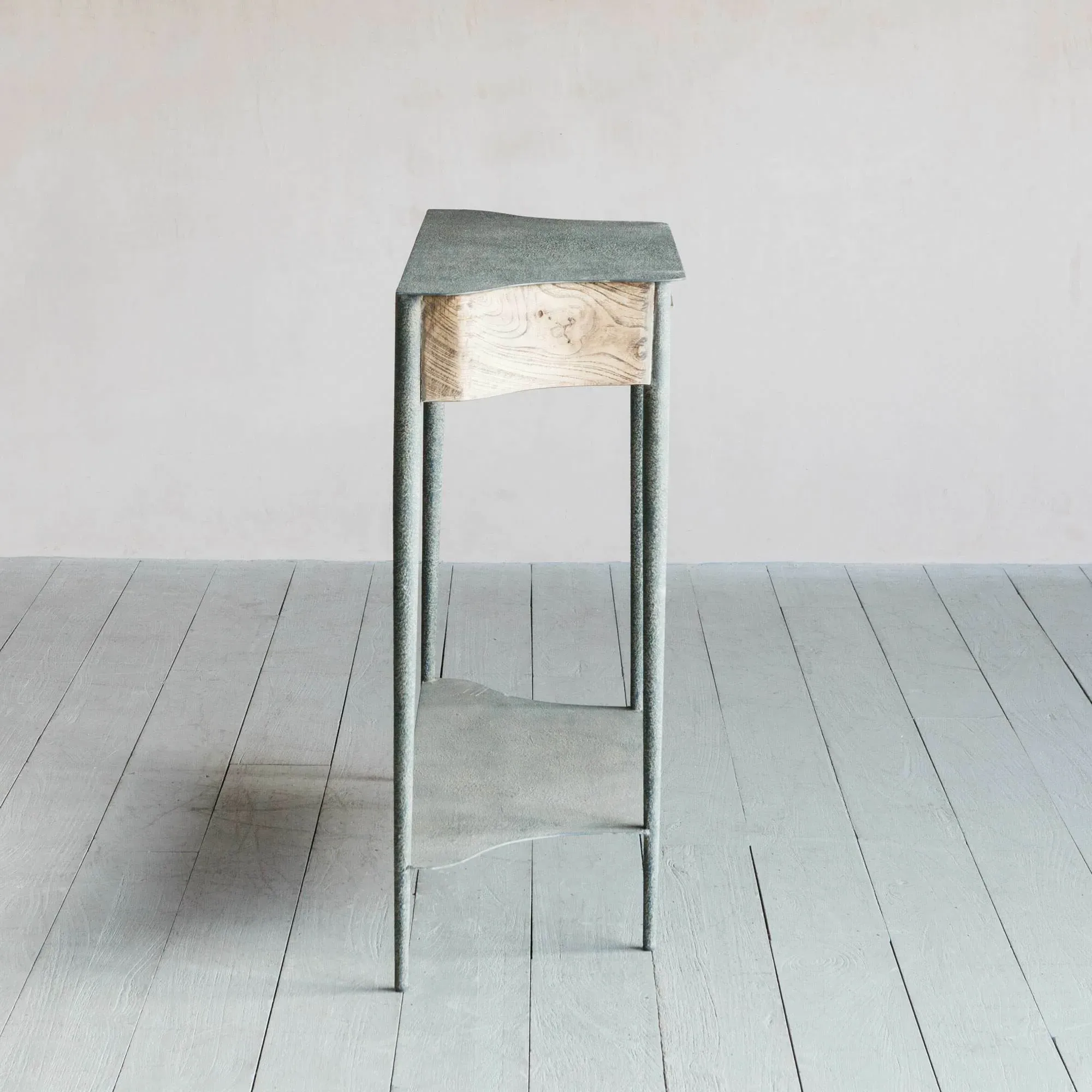 Bronte Console Table - Smoke Grey, Iron