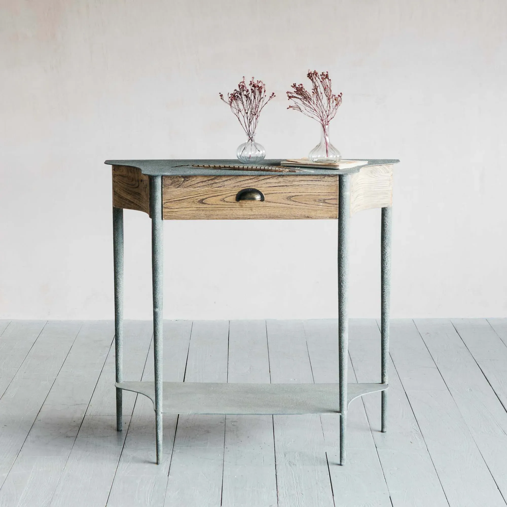 Bronte Console Table - Smoke Grey, Iron image