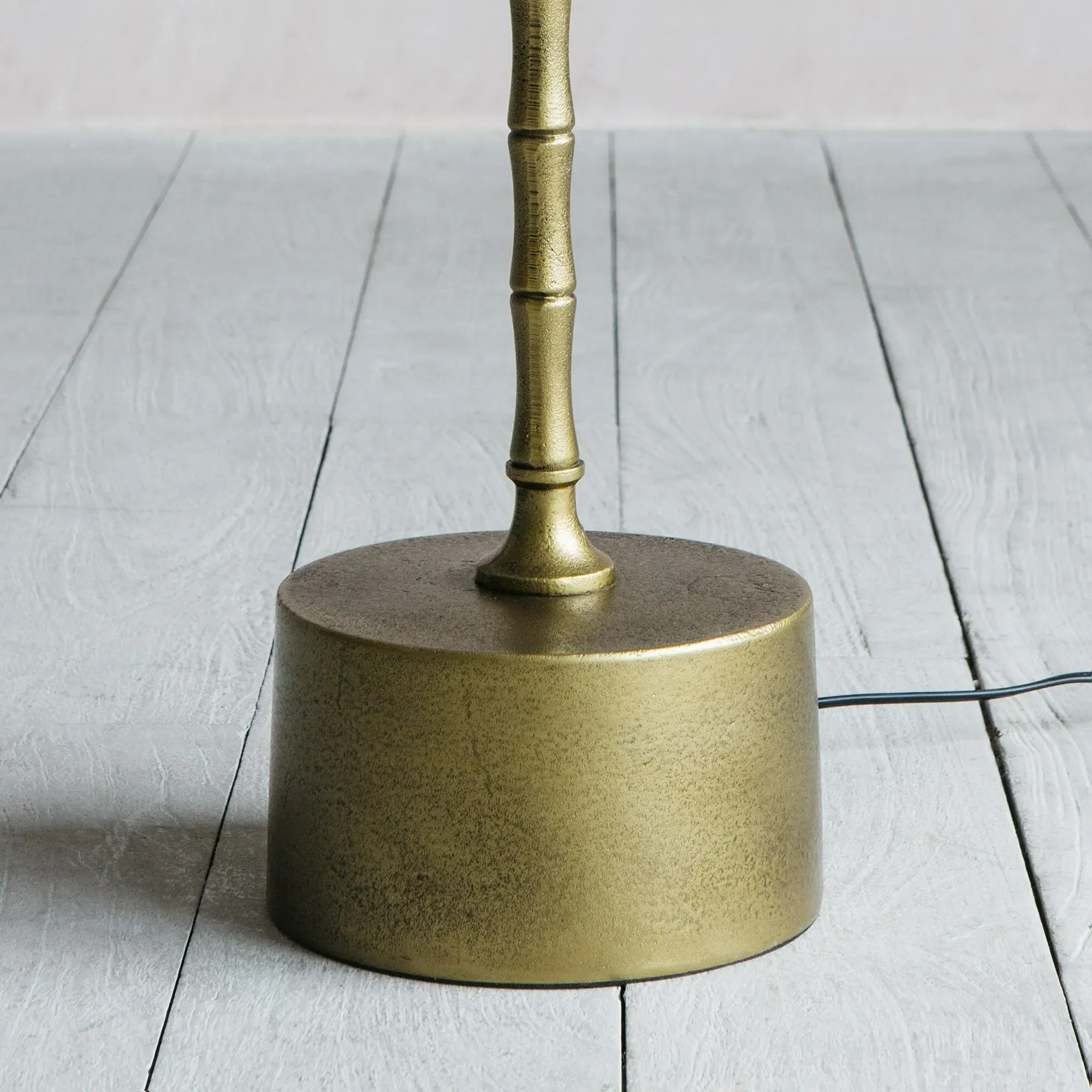 Bronze Palm Tree Floor Lamp - Bronze, Metal