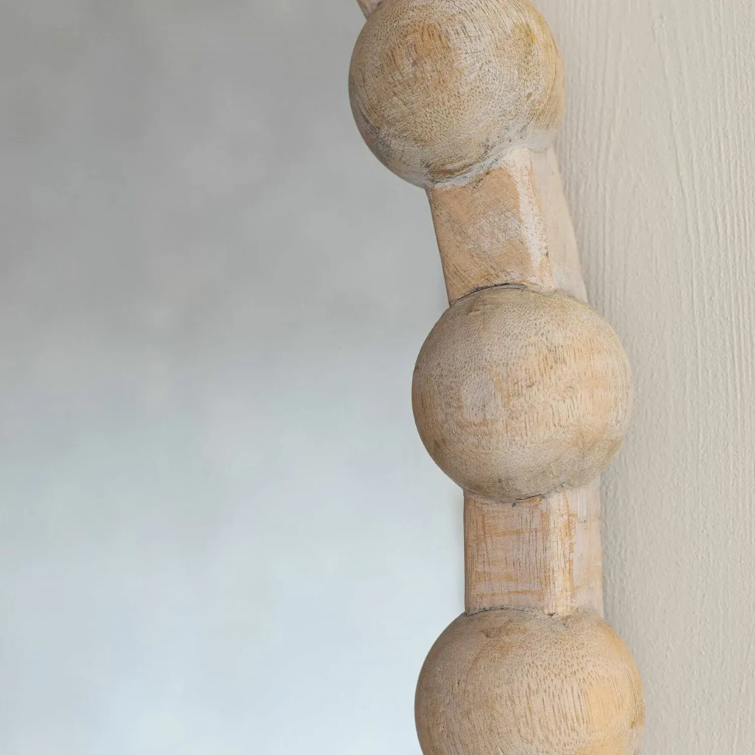 Brooklyn Oval Mirror - Natural, Mango Wood