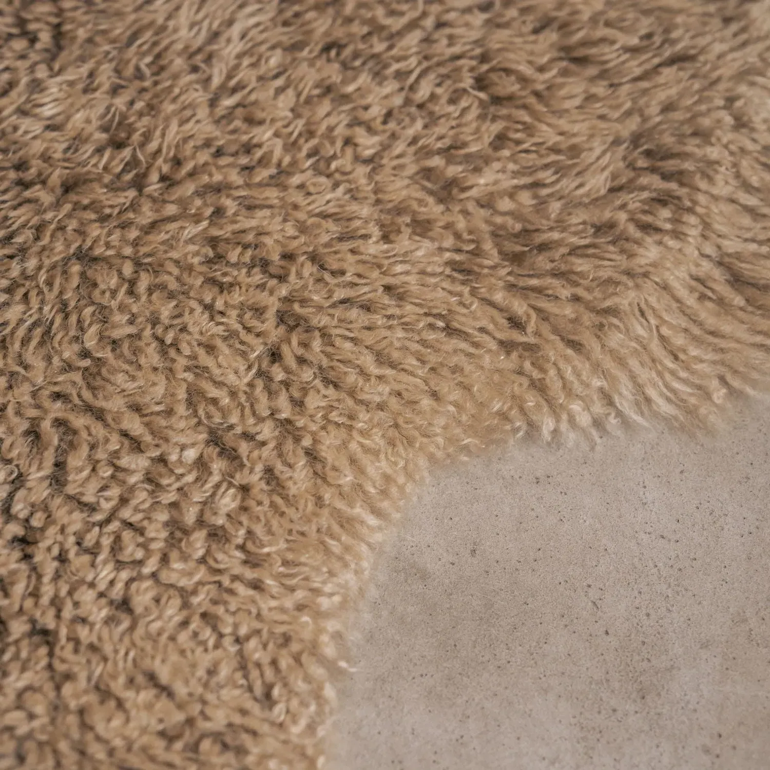 Butterscotch Long Curly Quad Sheepskin - Butterscotch
