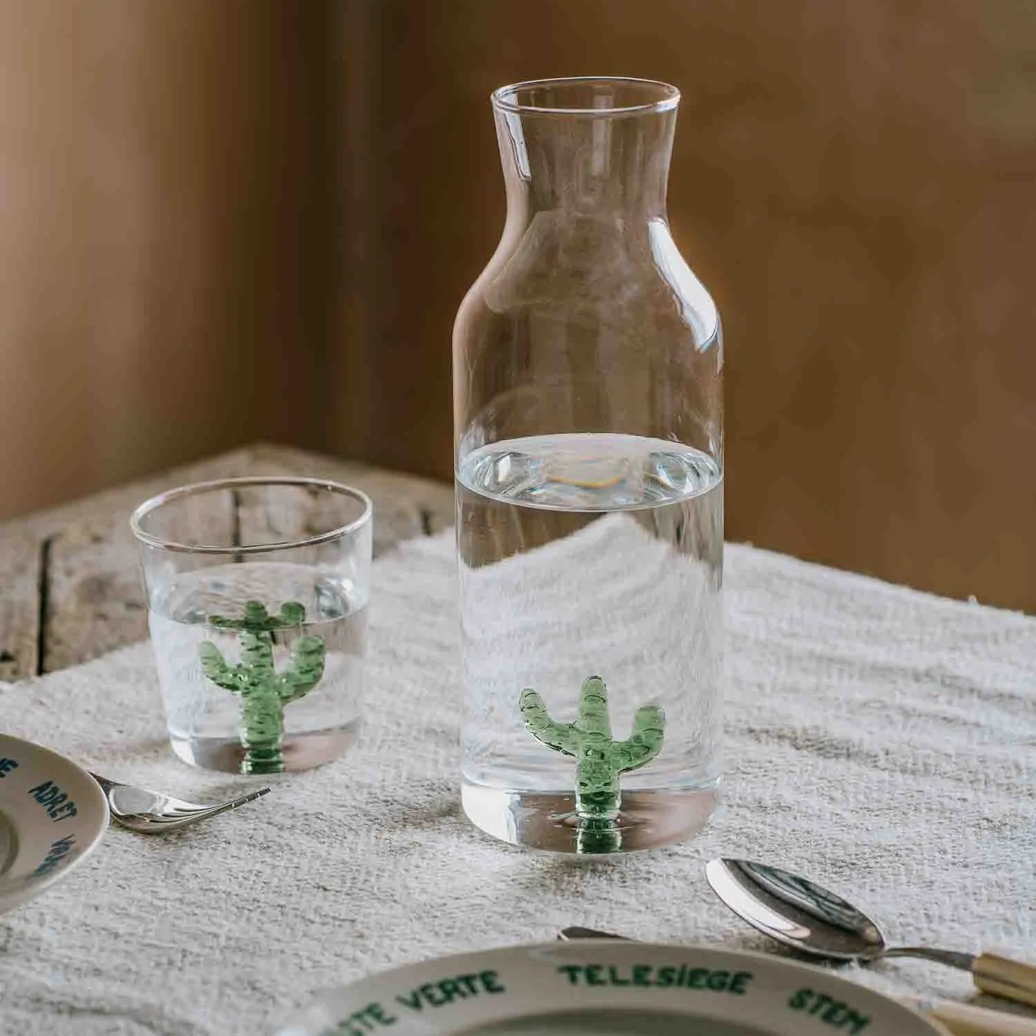 Cactus Carafe - Glass