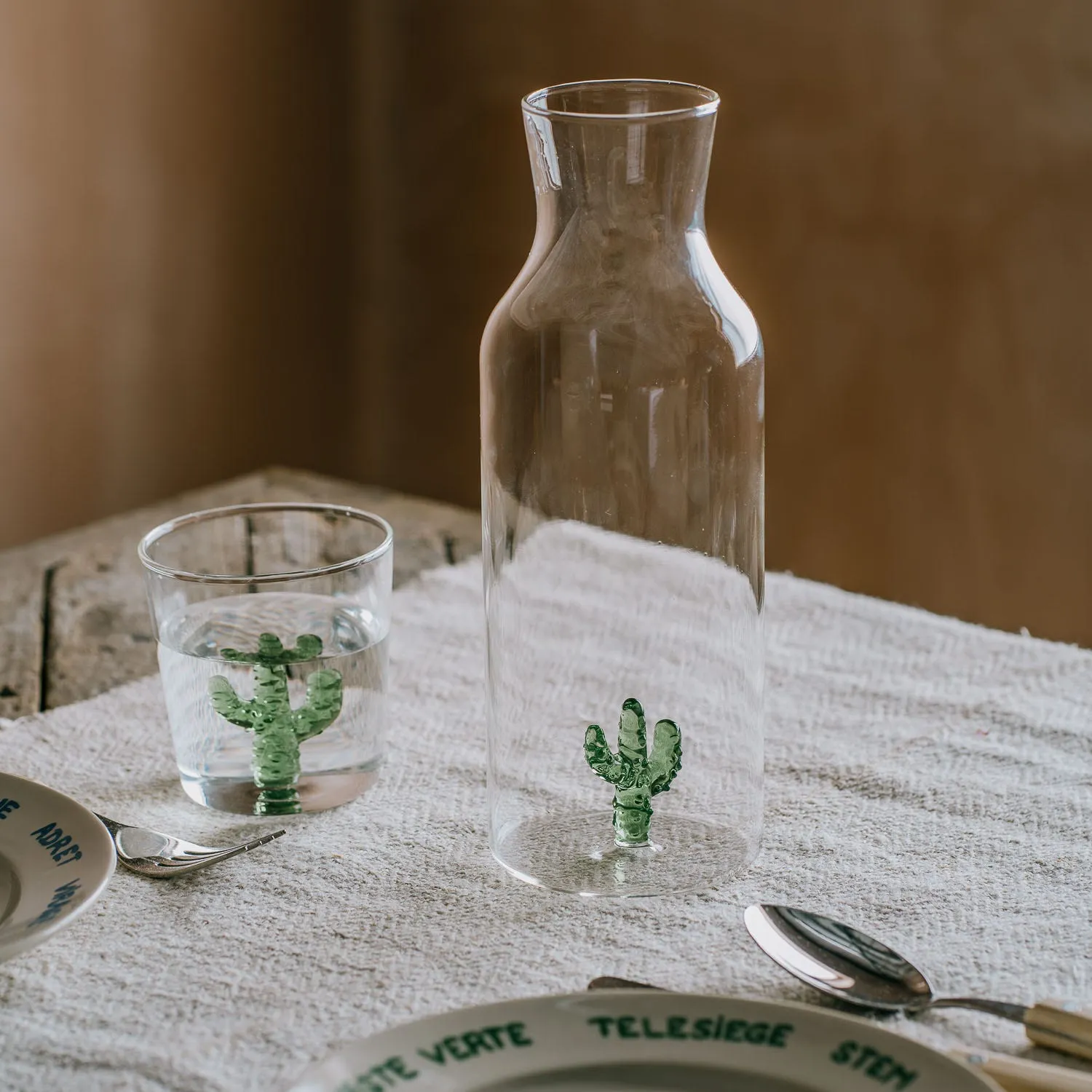 Cactus Carafe - Glass image
