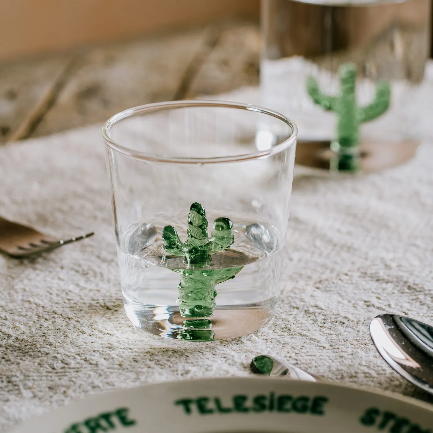 Cactus Water Glass