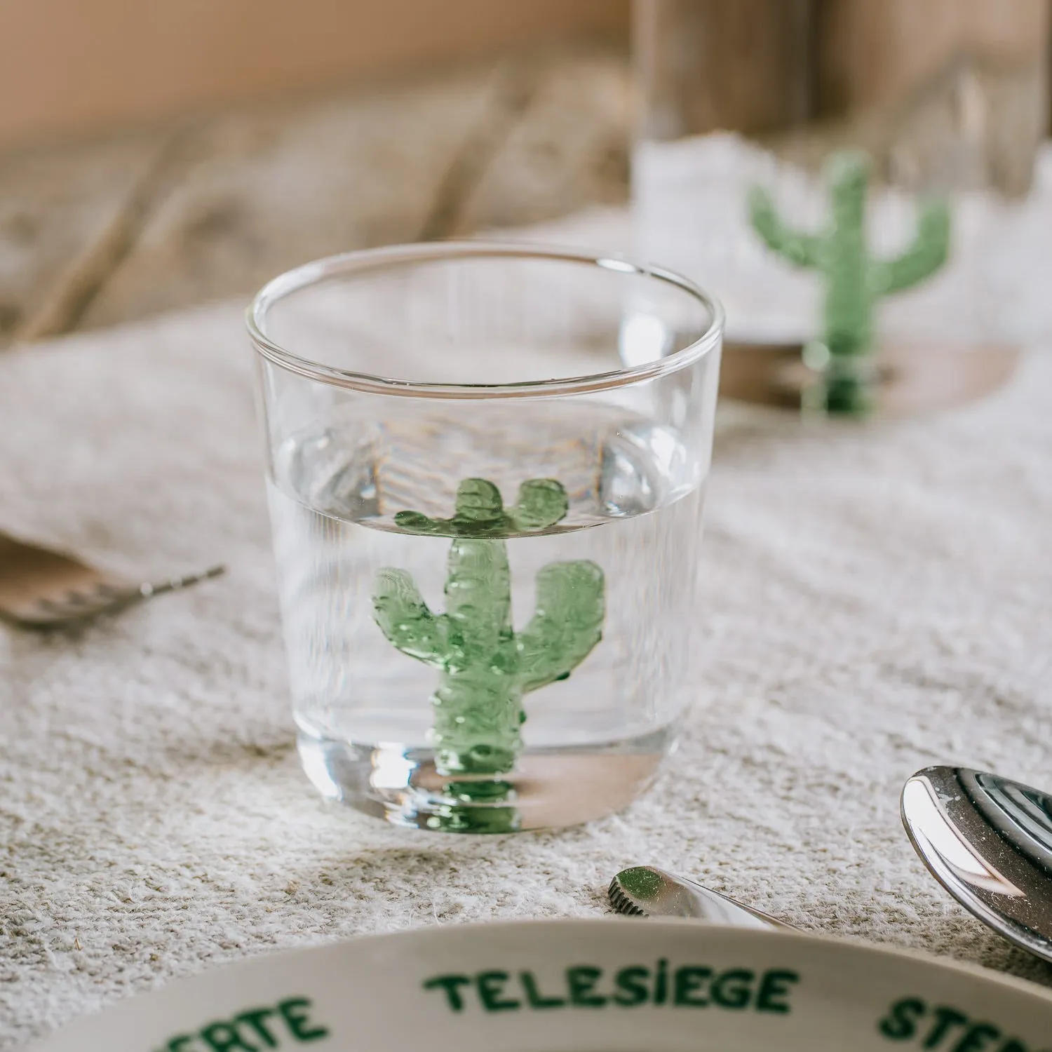 Cactus Water Glass