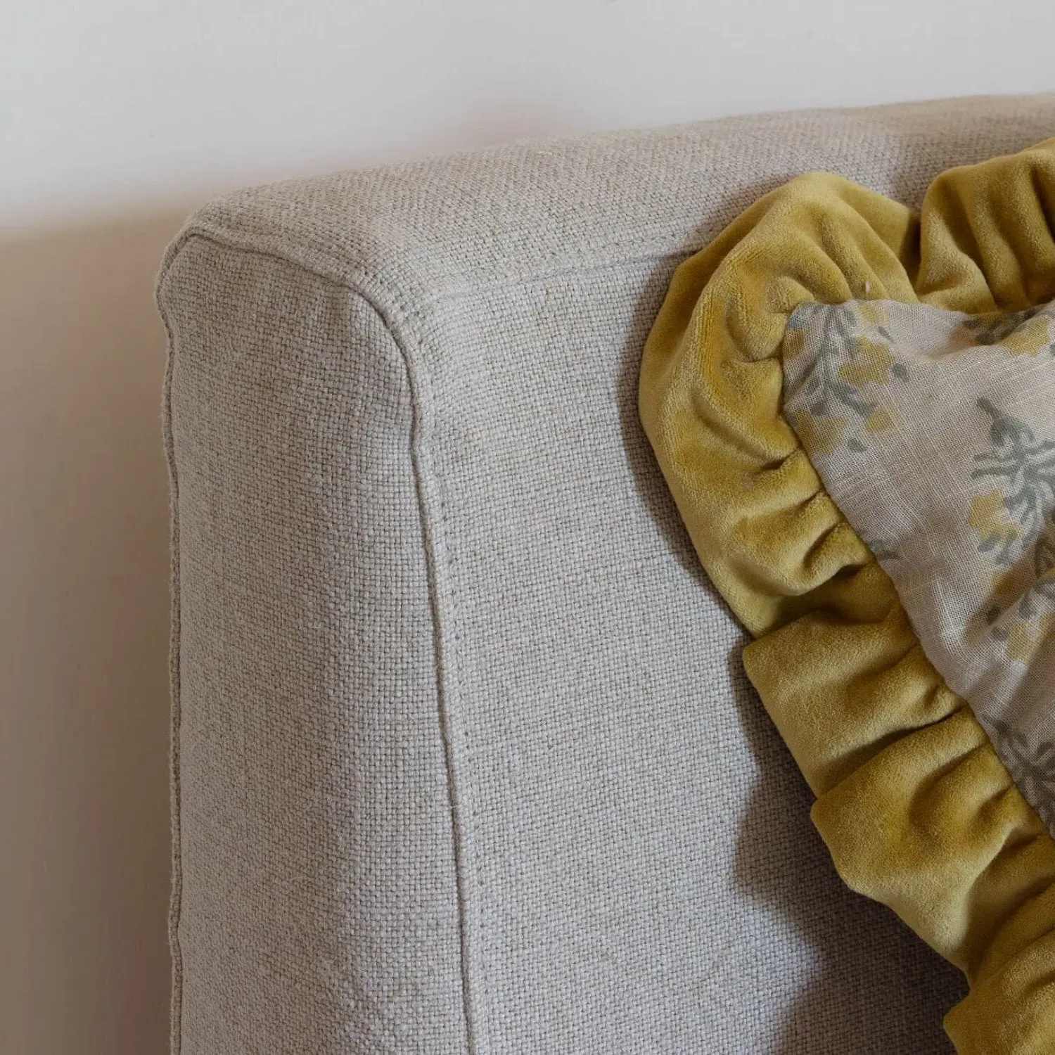 Carina Super King Size Bed Frame - Natural, Linen