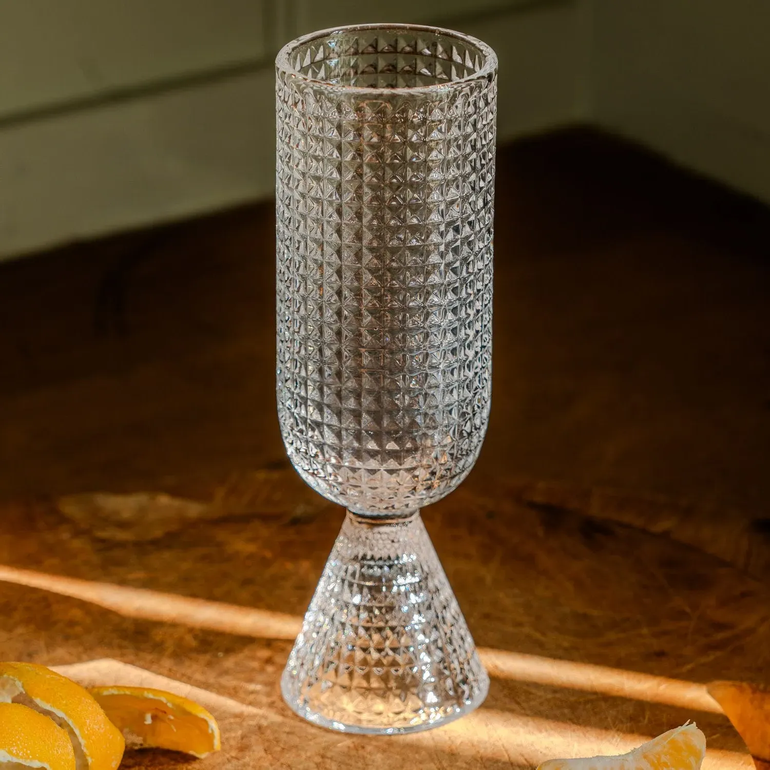 Carnaby Set of Four Champagne Flutes - Clear