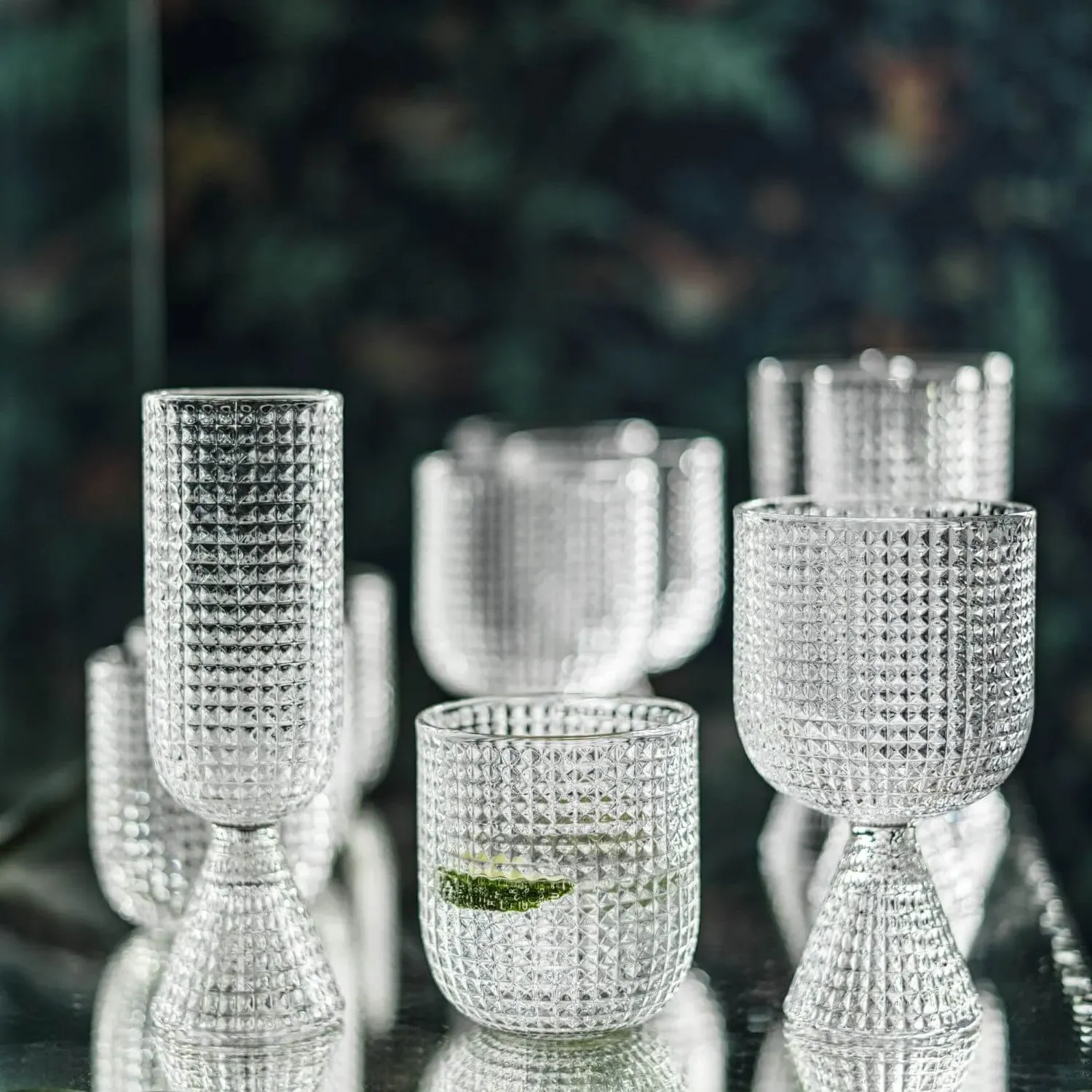 Carnaby Set of Four Champagne Flutes - Clear