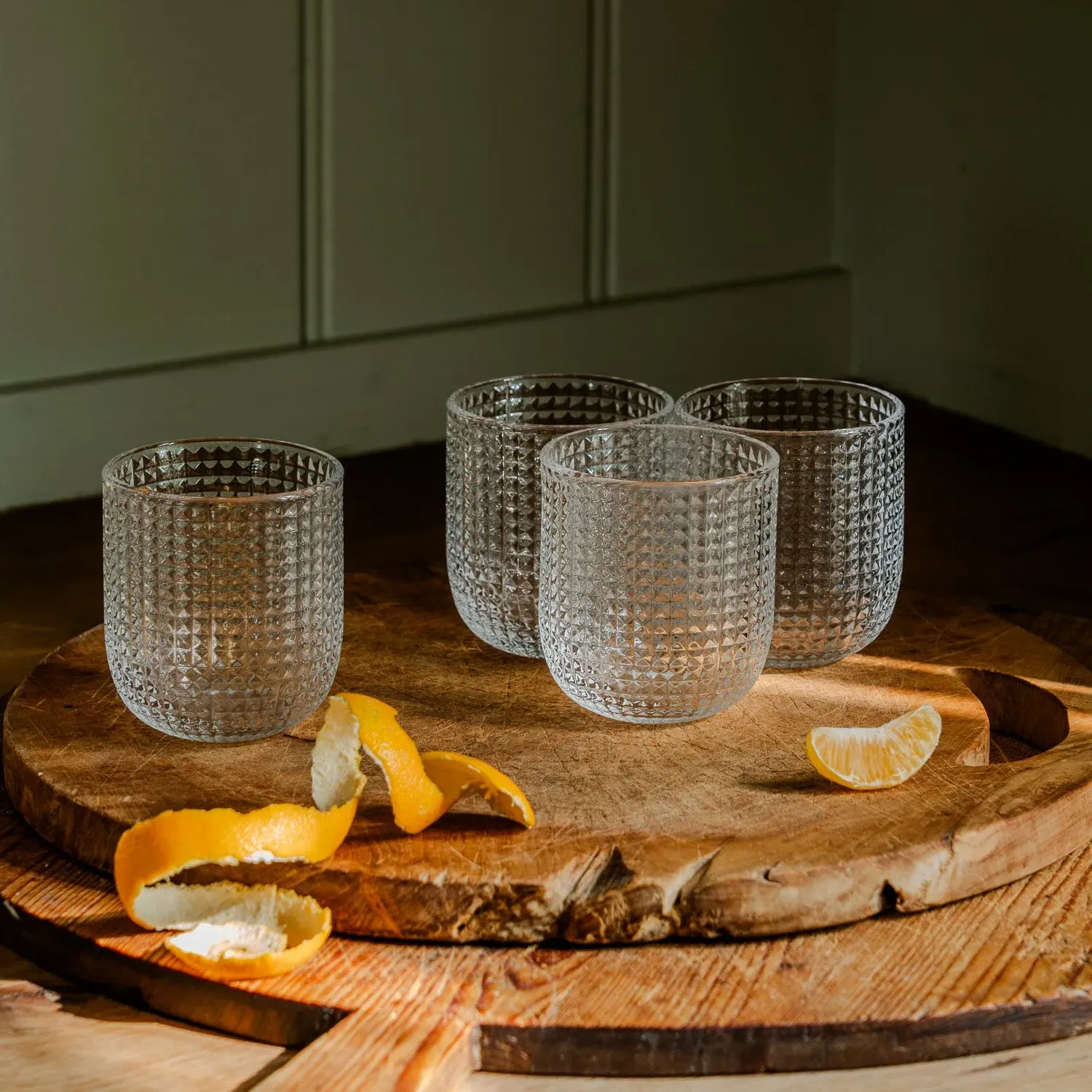 Carnaby Set of Four Glass Tumblers - Clear image