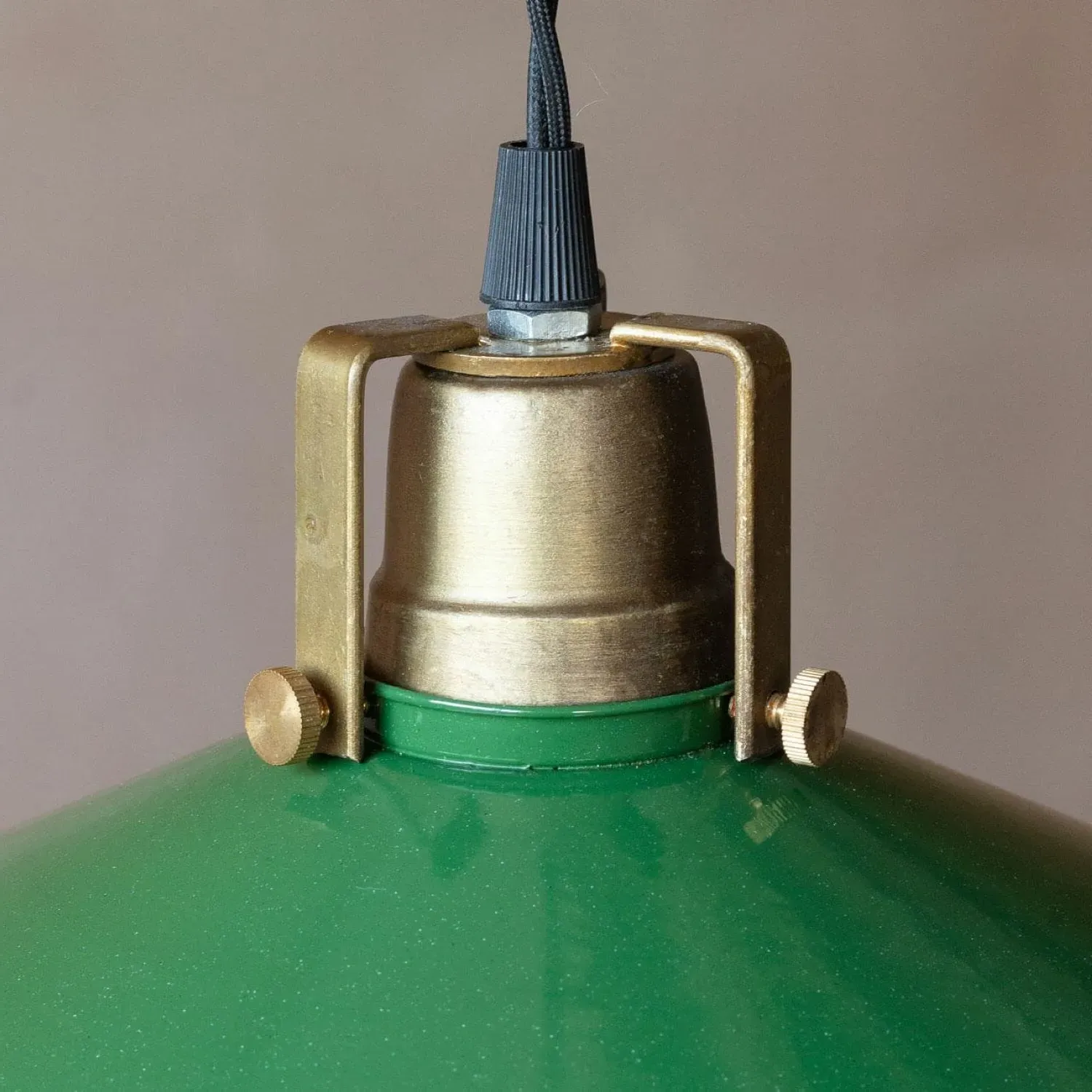 Caspian Pendant Light - Green, Iron