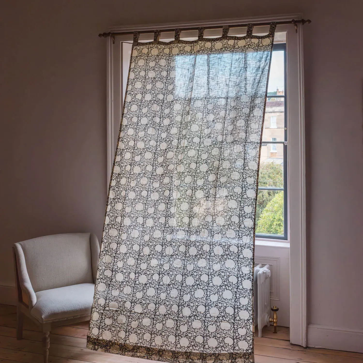 Cassia Single Curtain - Cotton