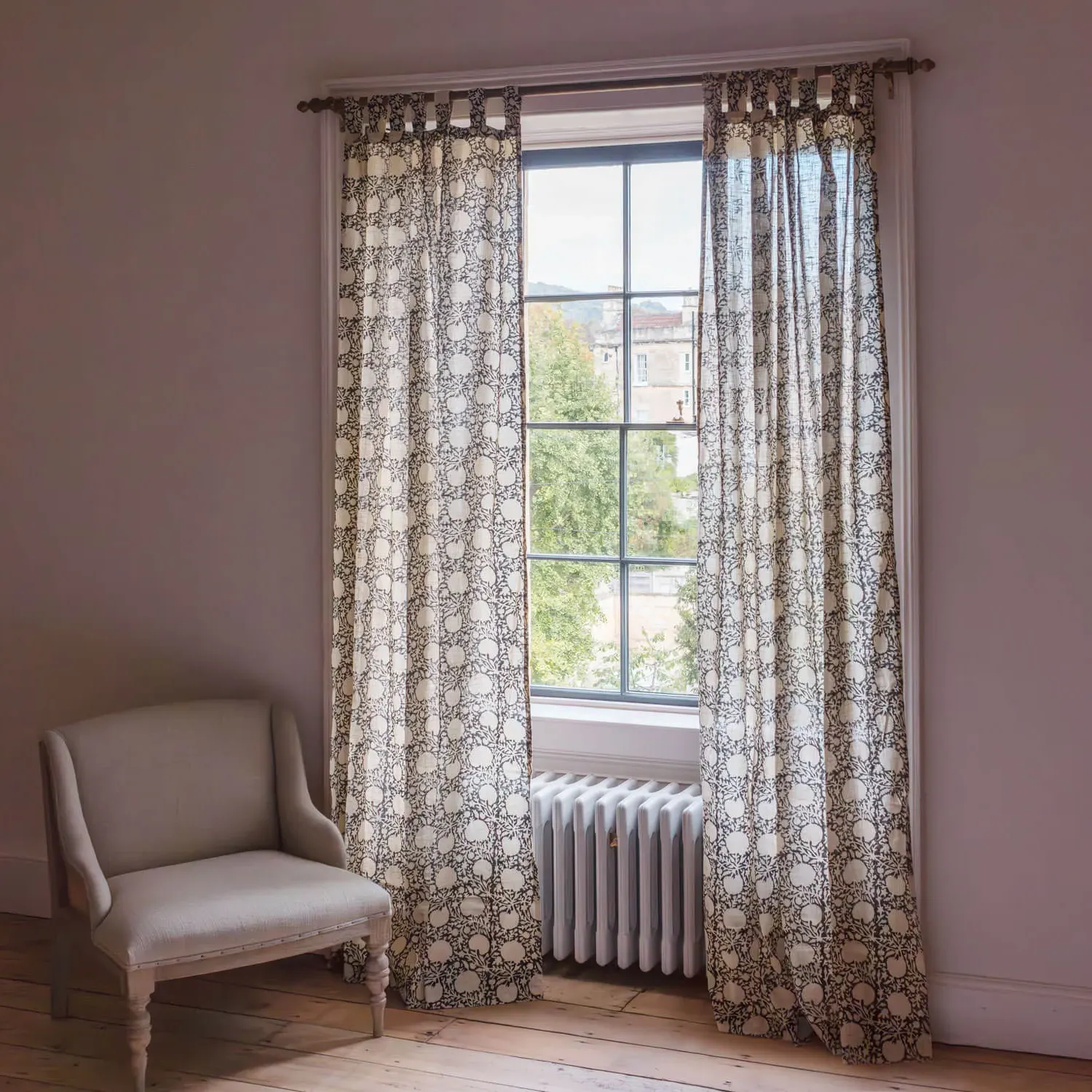 Cassia Single Curtain - Cotton