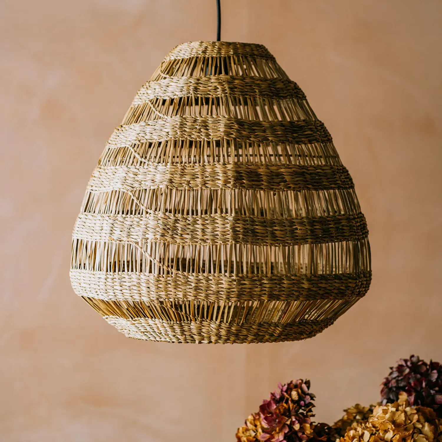 Ceiling Light - Natural, Seagrass