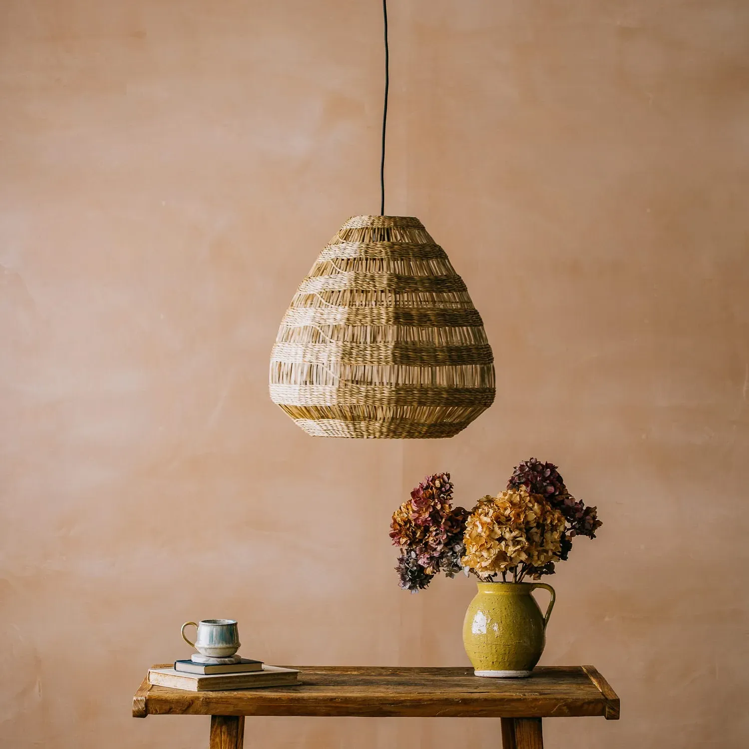 Ceiling Light - Natural, Seagrass