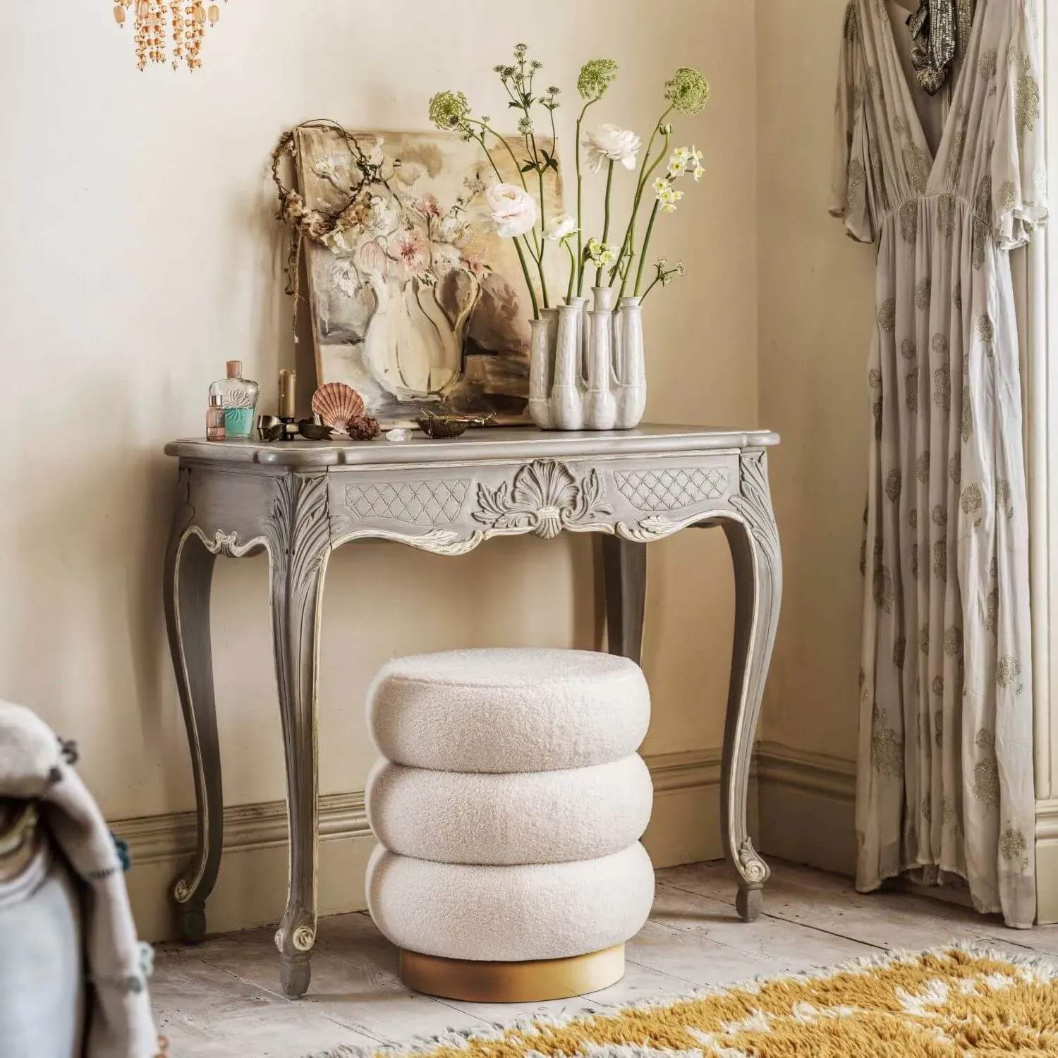 Celine Dressing Table - Grey image