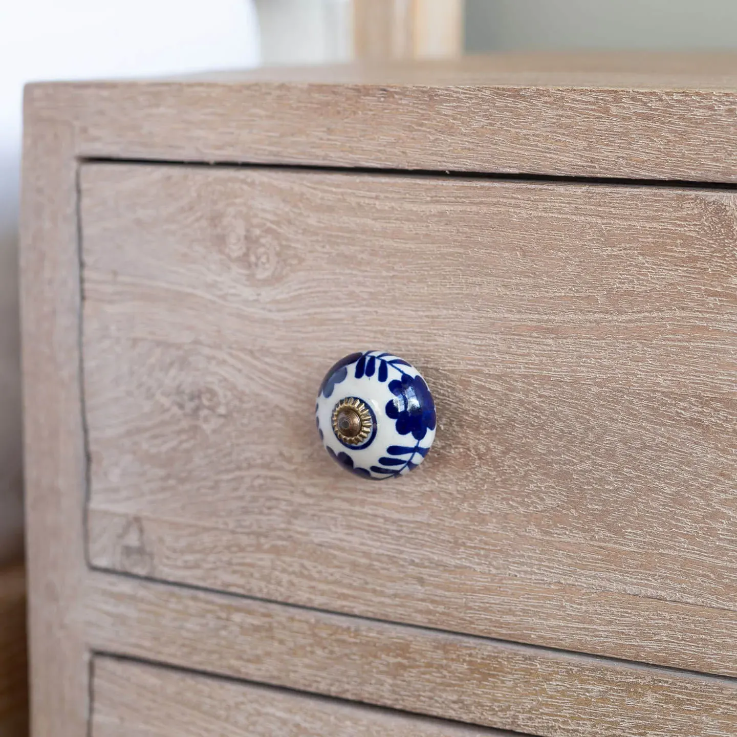 Ceramic Foliage Hand-painted Knob