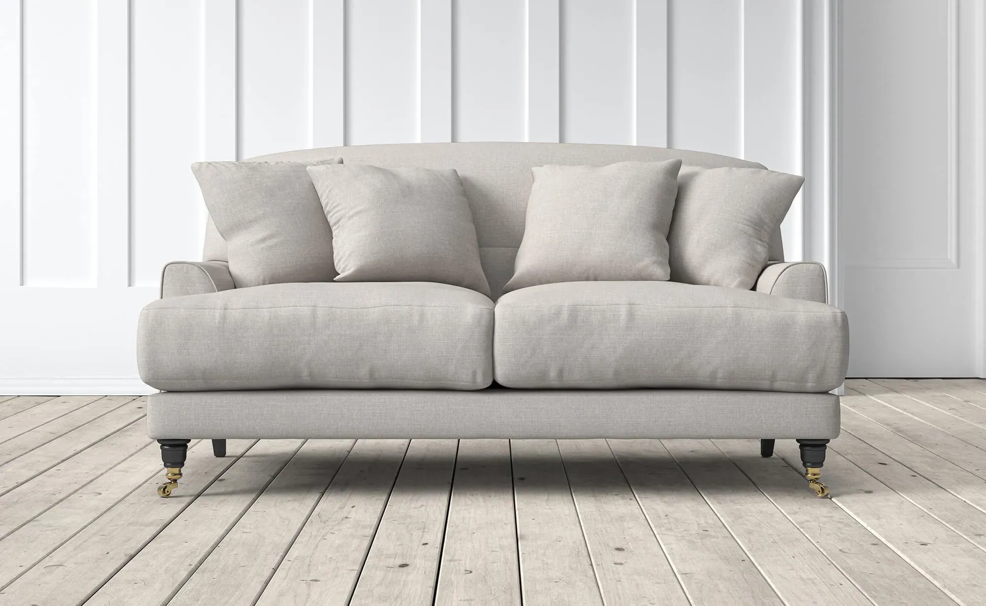 Chalmers 2-Seater Sofa - Cobblestone, Linara