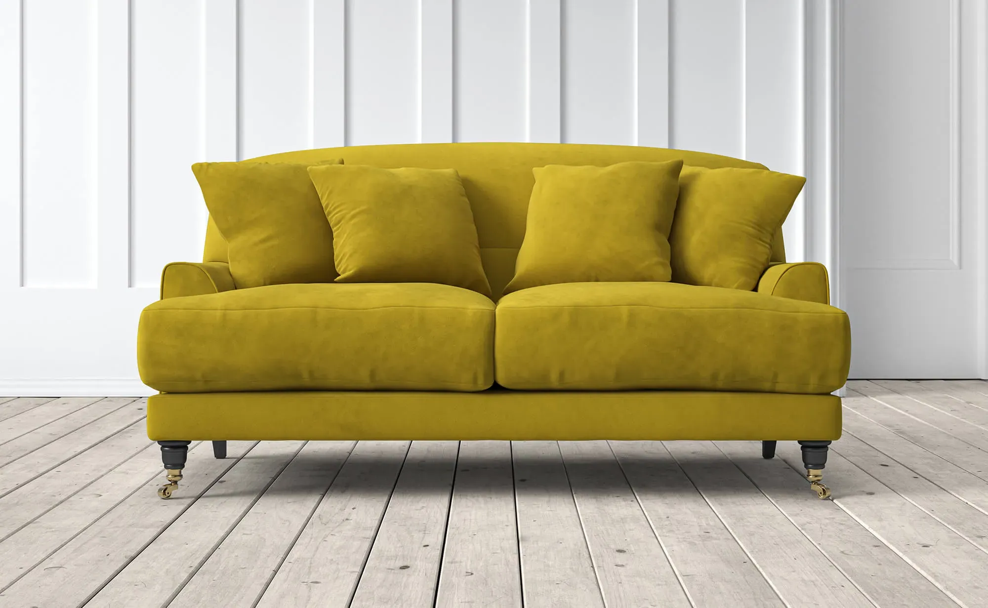 Chalmers 2-Seater Sofa - Wattle, Velvet