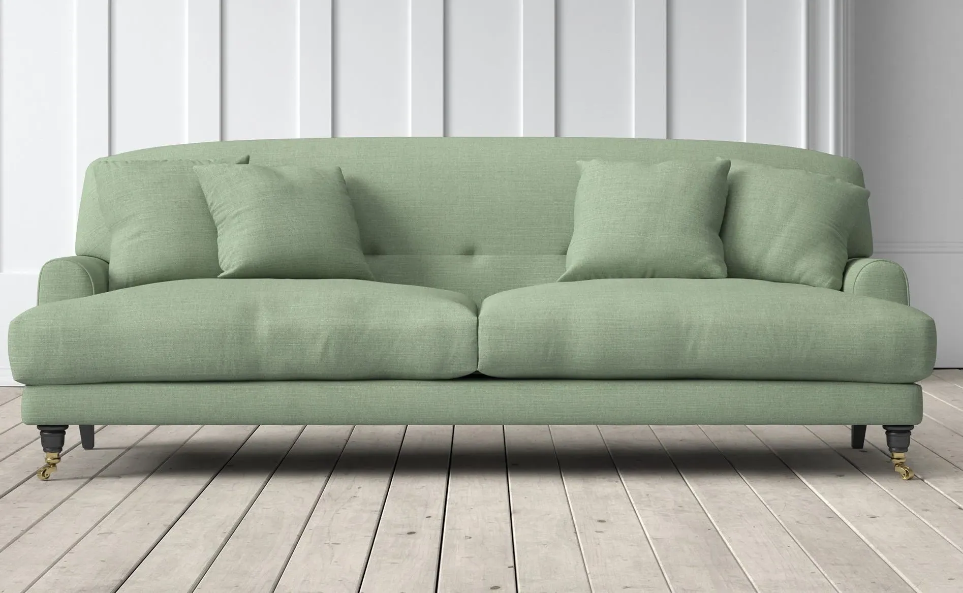 Chalmers 3-Seater Sofa - Dill, Linara Linen image