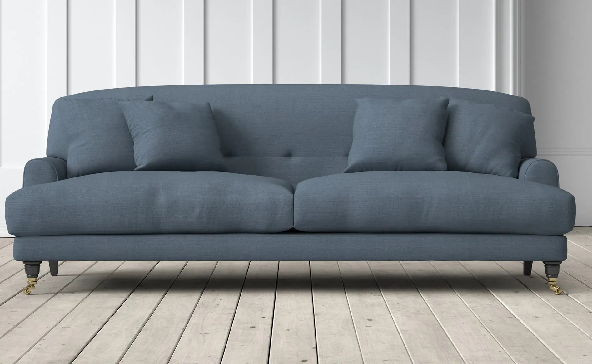 Chalmers 3-Seater Sofa - Ink, Linara