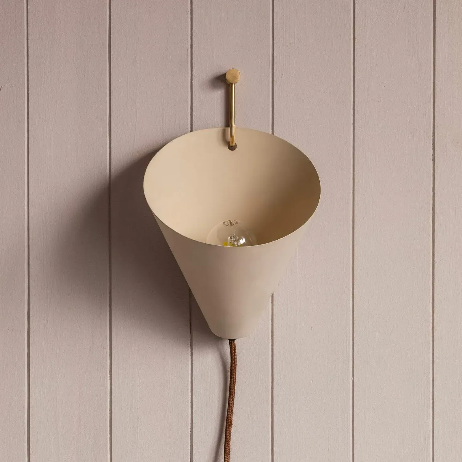 Chilton Wall Light - Nude, Metal
