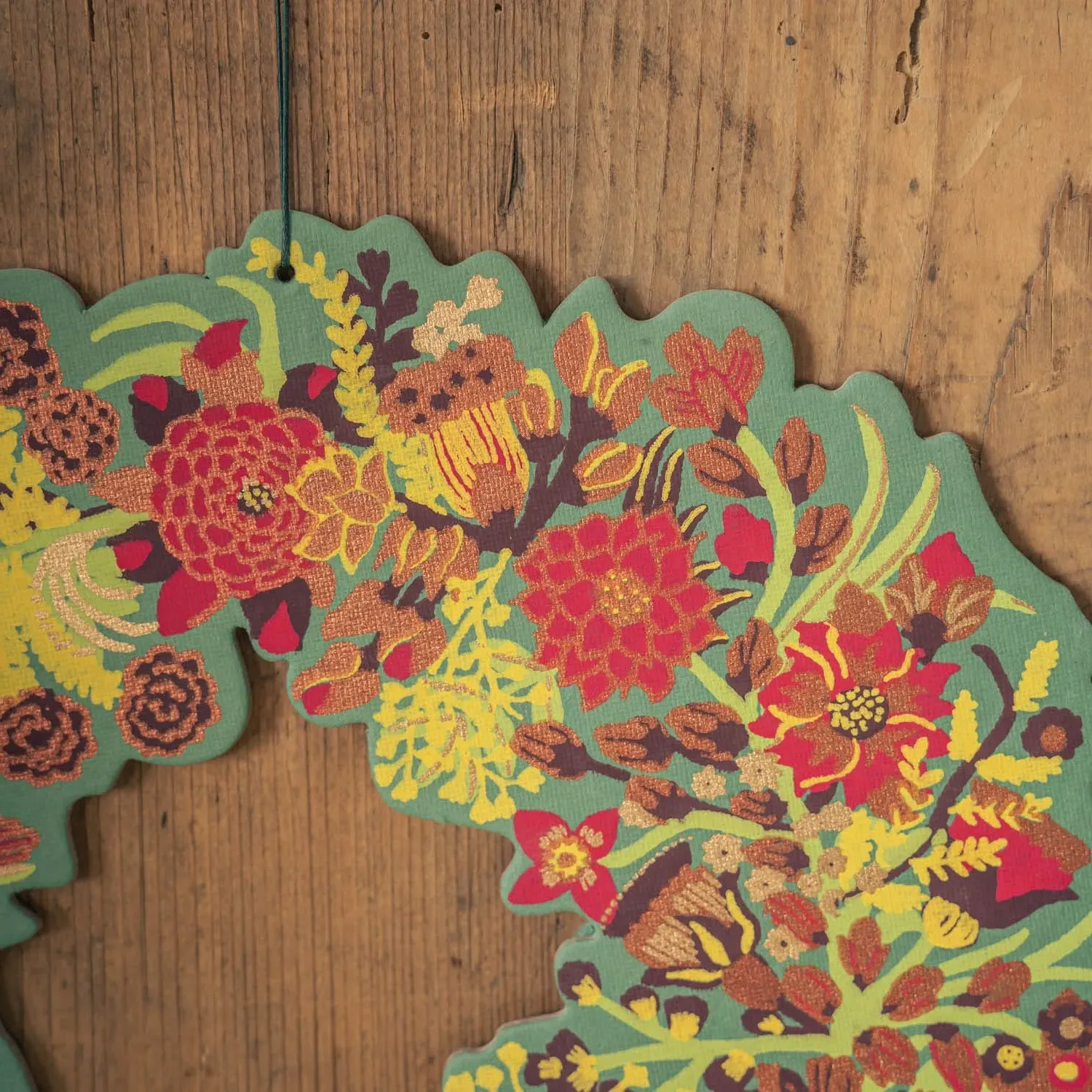 Christmas Foliage Wreath - Paper