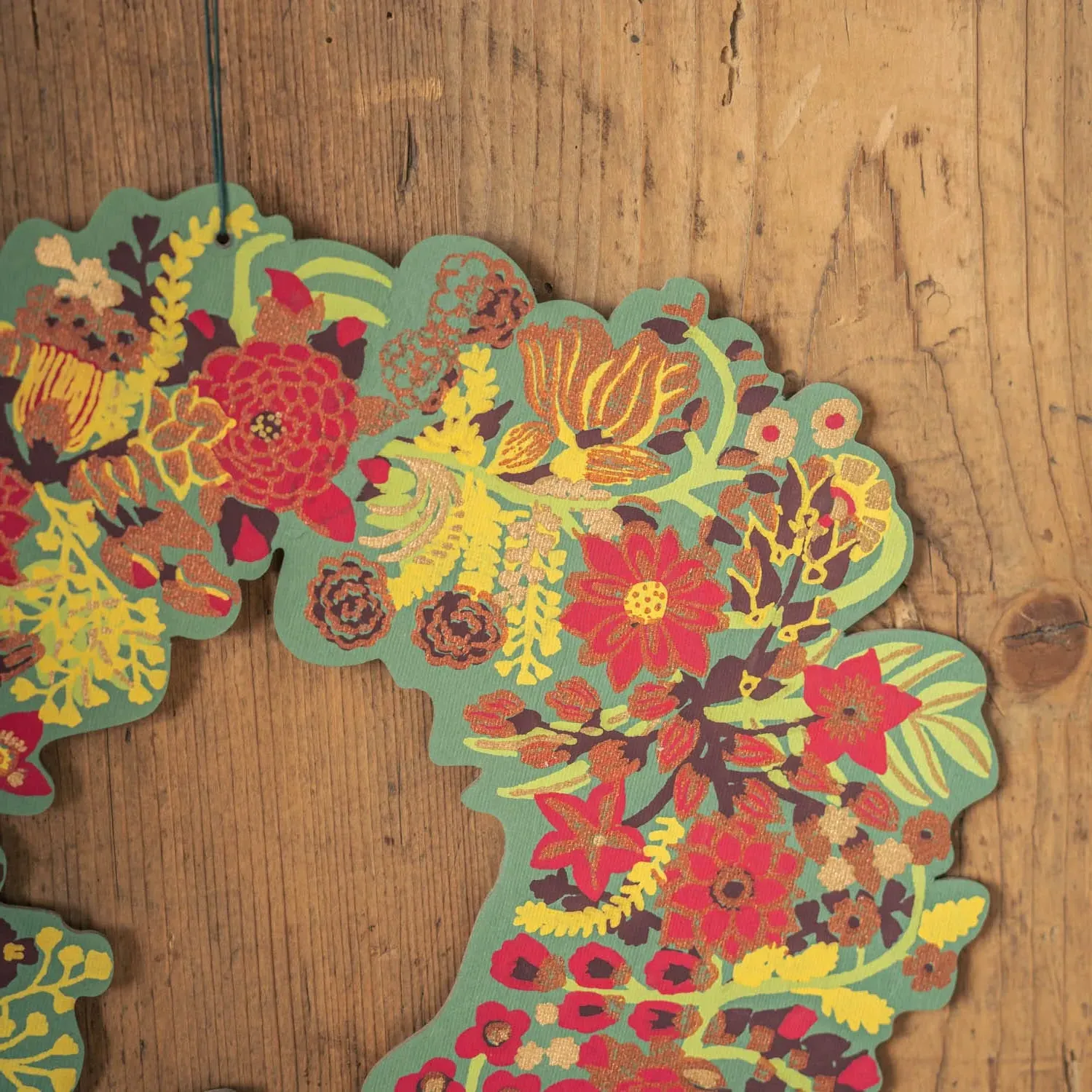 Christmas Foliage Wreath - Paper