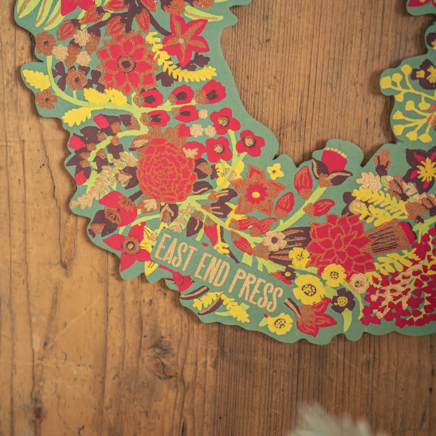 Christmas Foliage Wreath - Paper