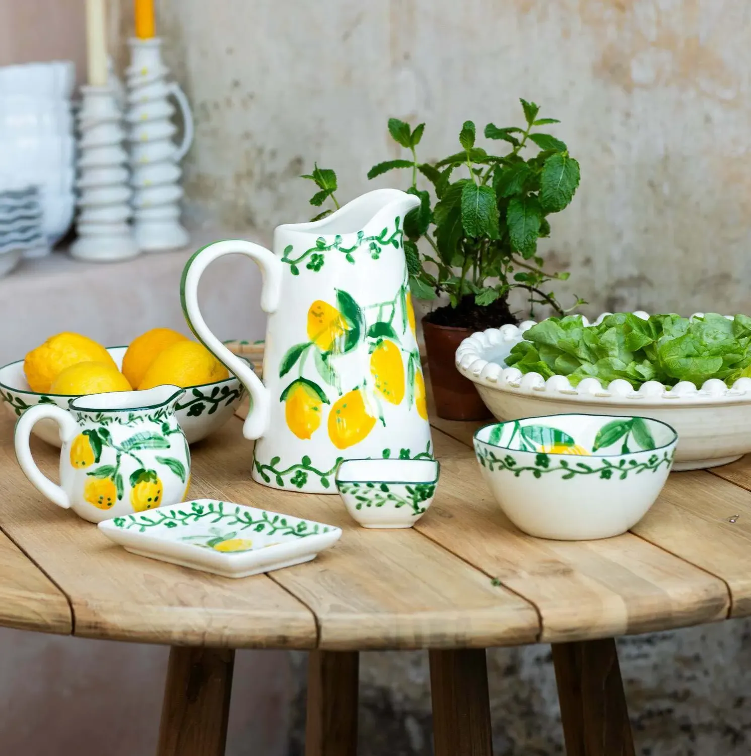 Citron Milk Jug - Yellow