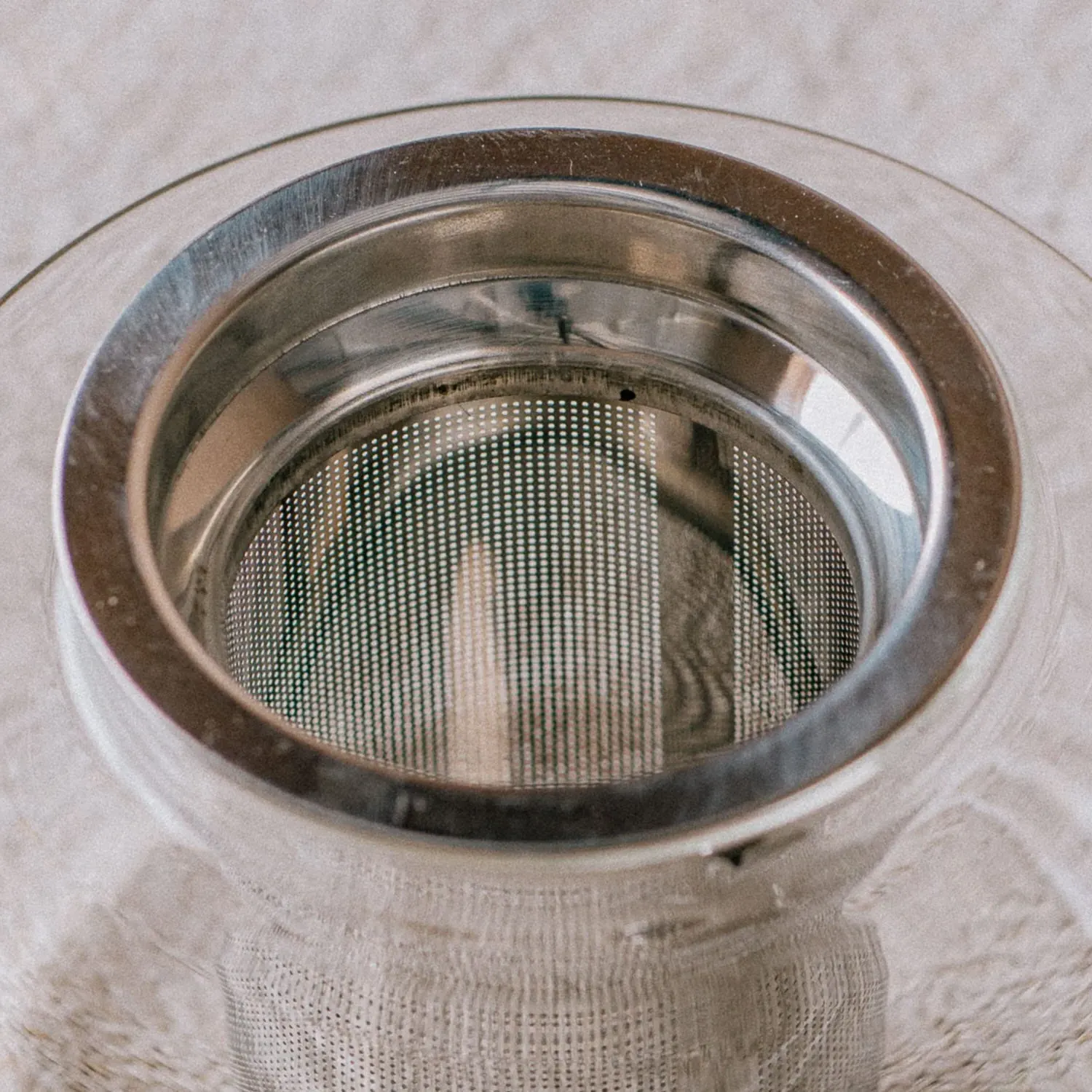 Clear Glass Tea Pot with Infuser - Glass, Stainless Steel