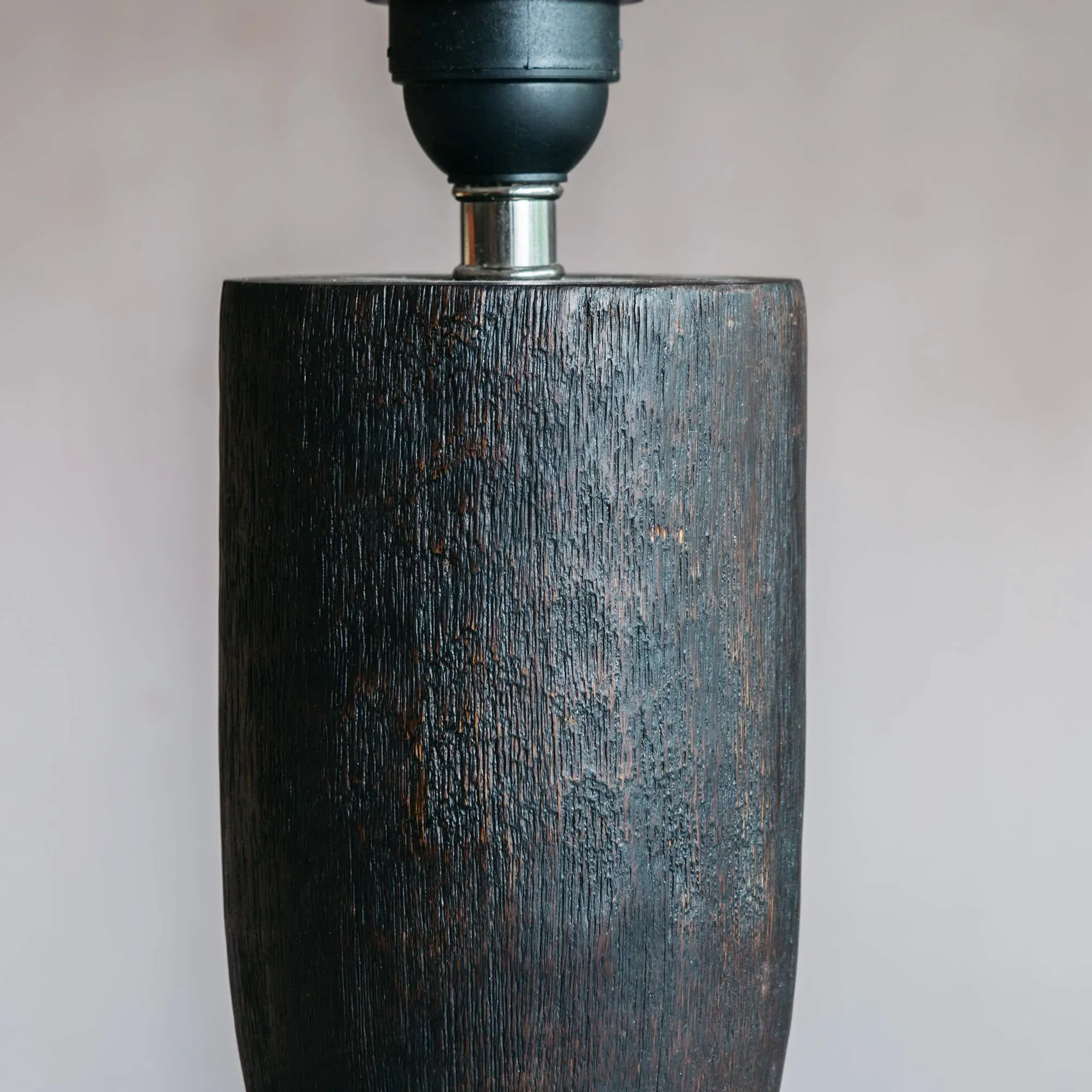 Clemance Sculptural Table Lamp - Wood