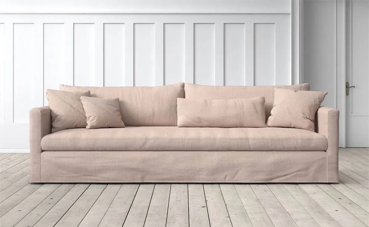 Clementine 4-Seater Sofa - Powder Pink image