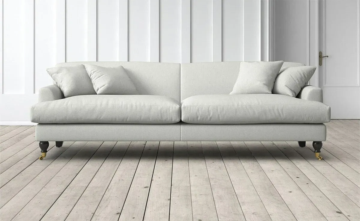 Clio 4-Seater Sofa - Mink, Linen