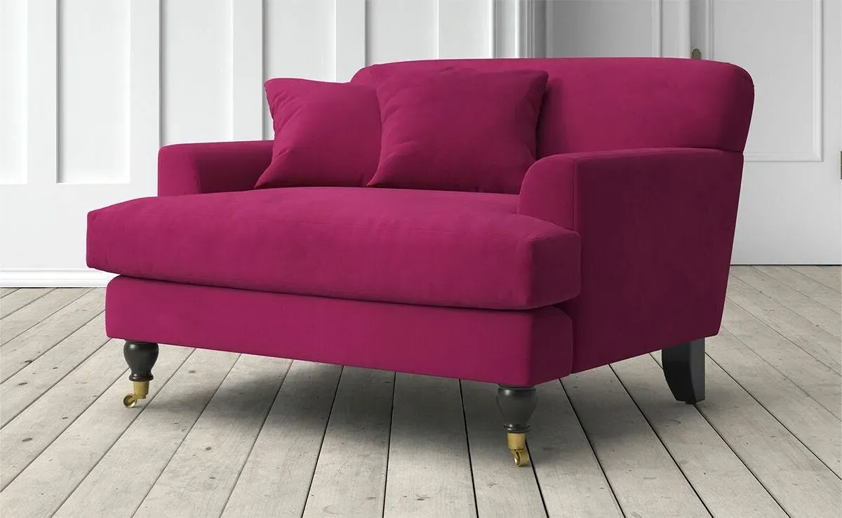Clio Loveseat - Tulip, Velvet
