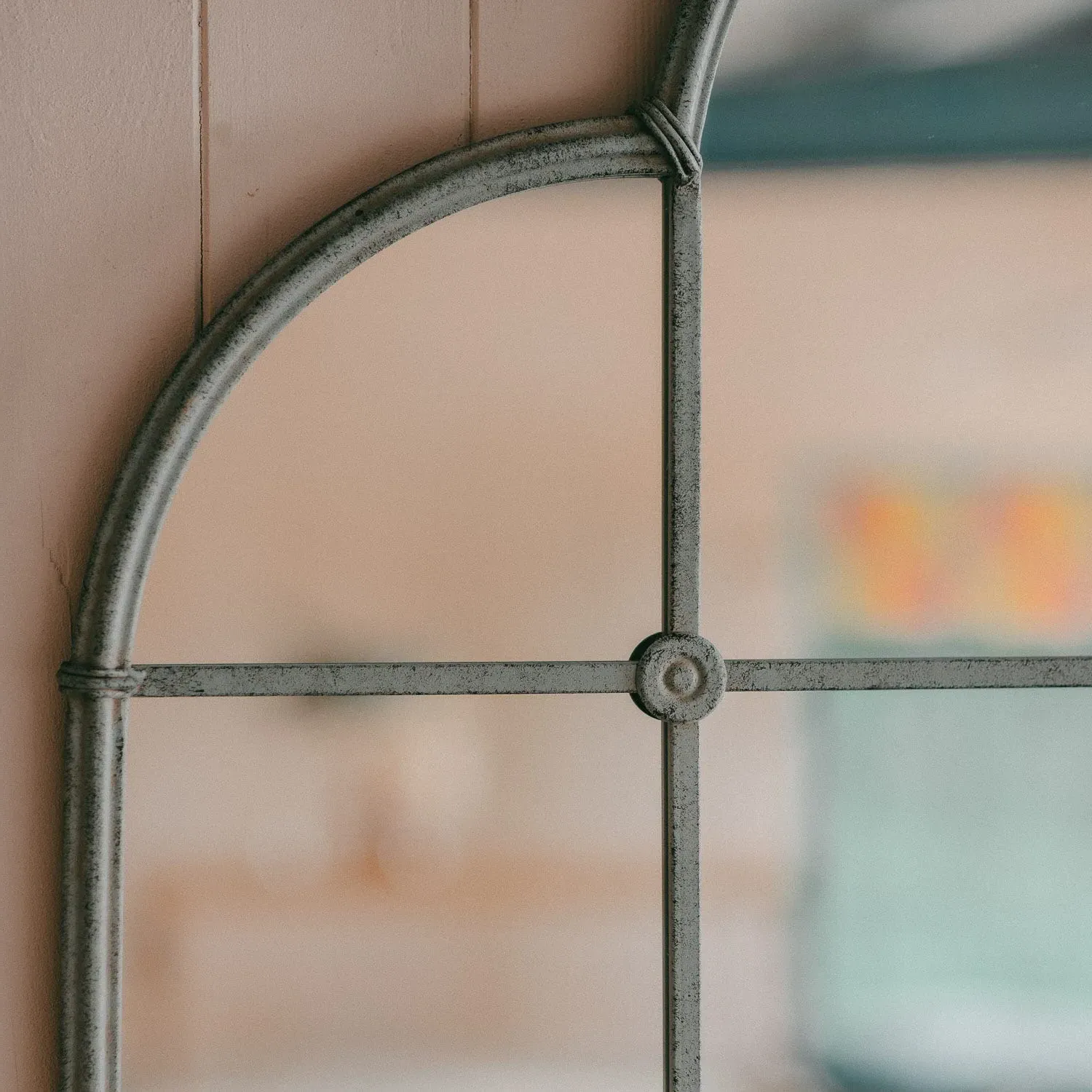 Cloud Top Wall Mirror - Metal