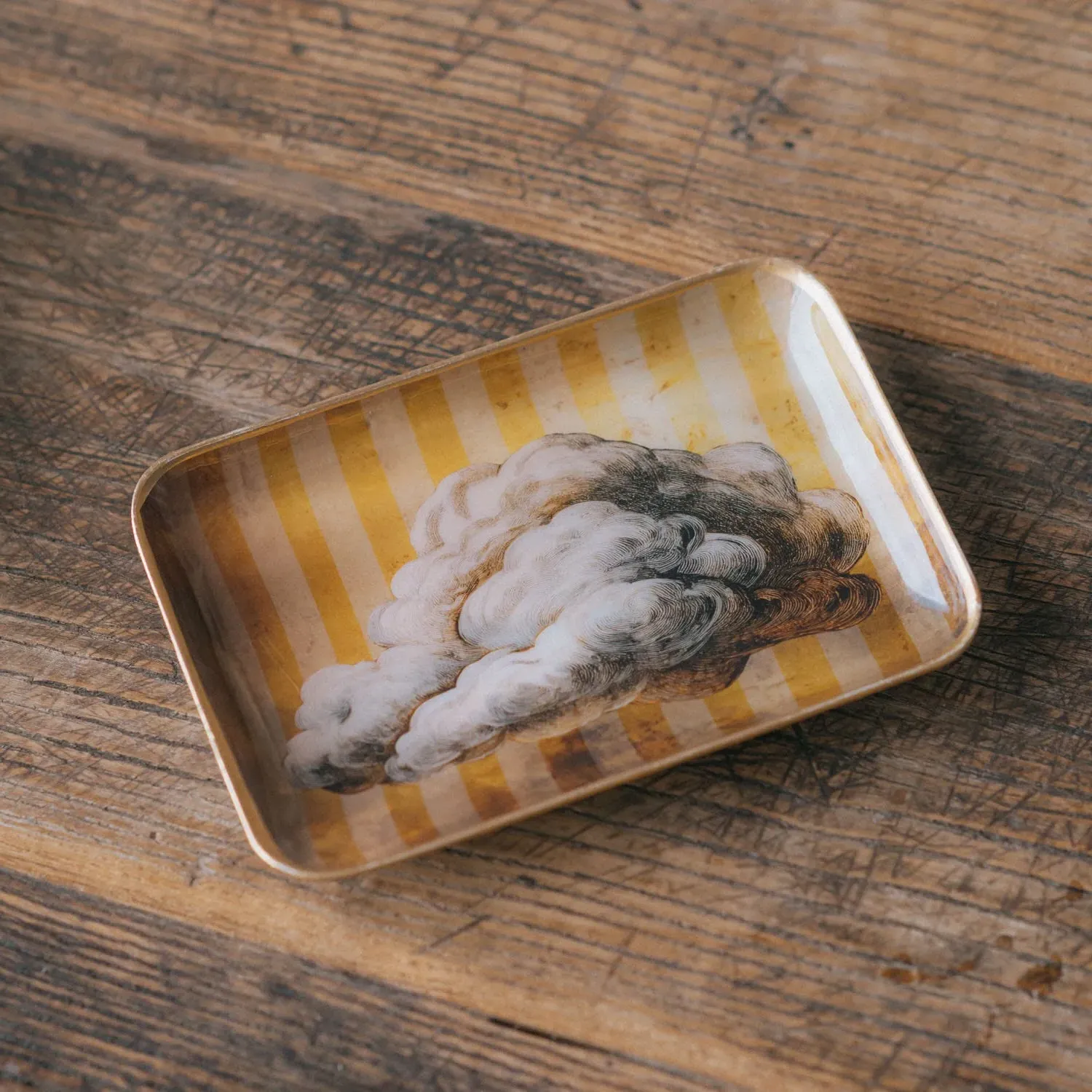Clouds Trinket Dish - Orange