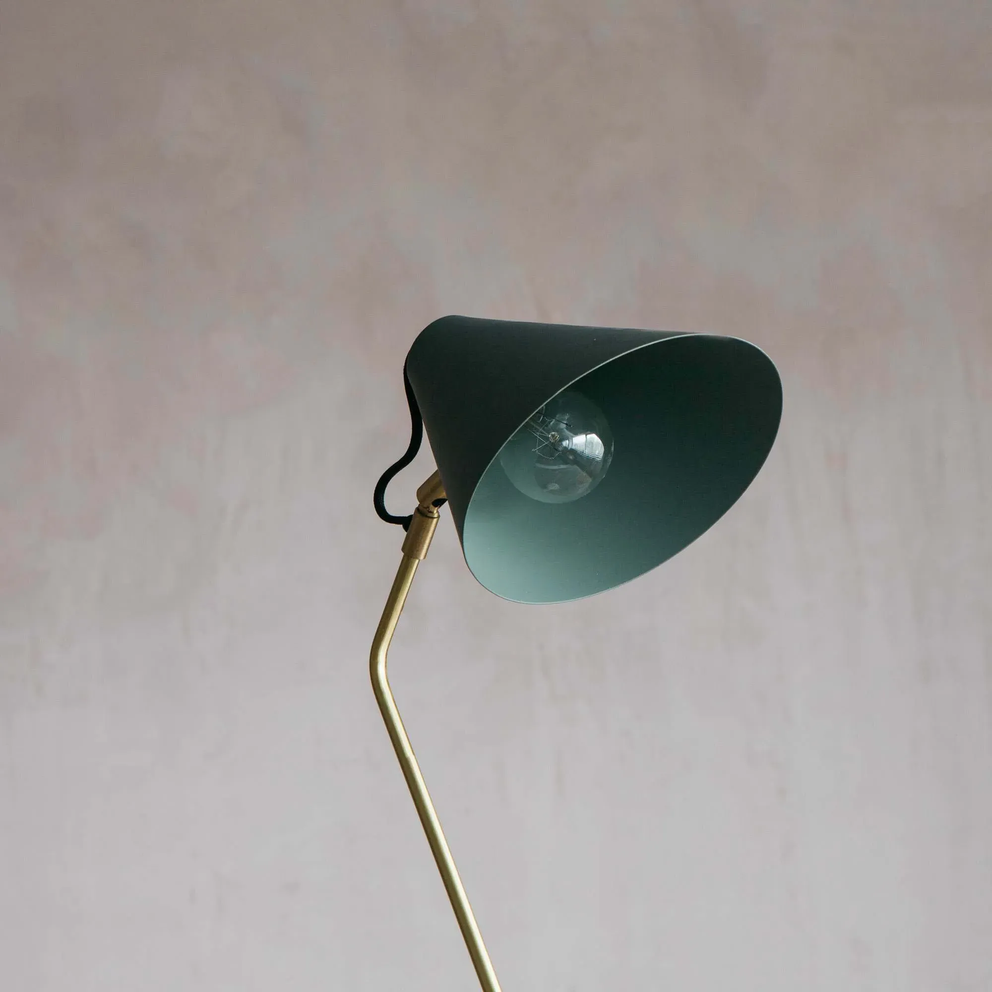 Colton Table Lamp - Lichen Green, Marble