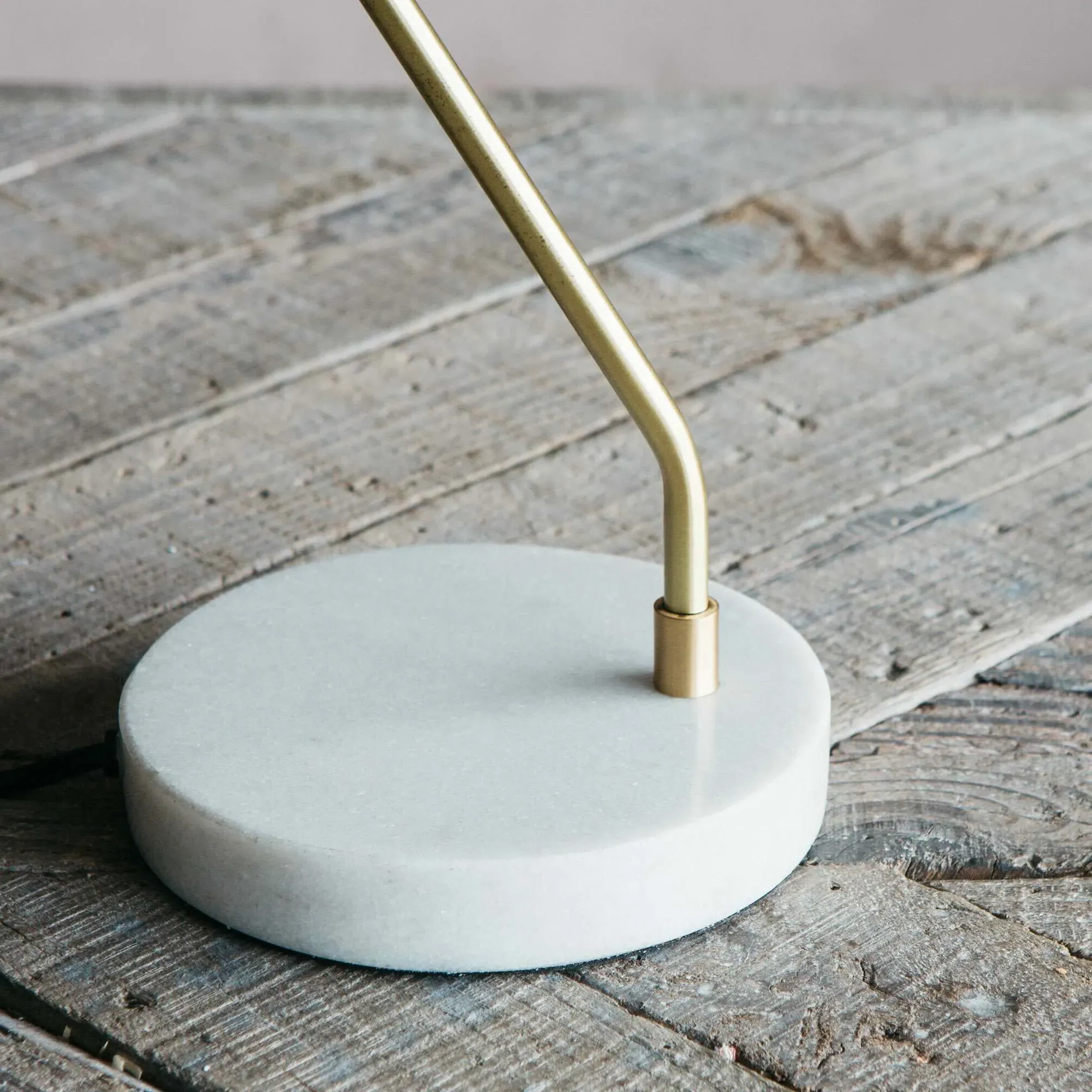 Colton Table Lamp - Lichen Green, Marble