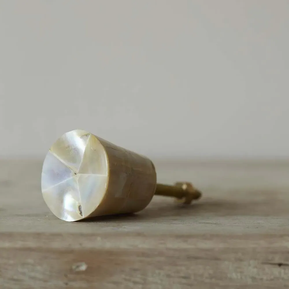 Conical Drawer Knob - Mother of Pearl image