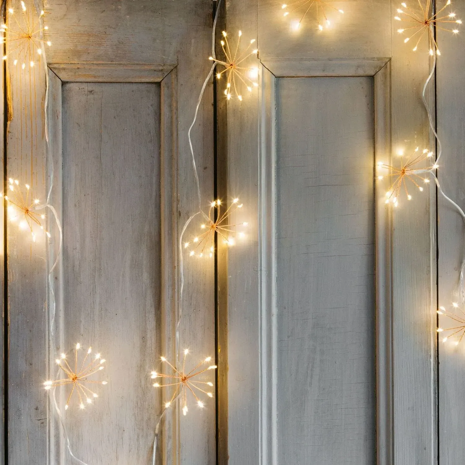 Copper Starburst Chain Lights 180cm - Copper image