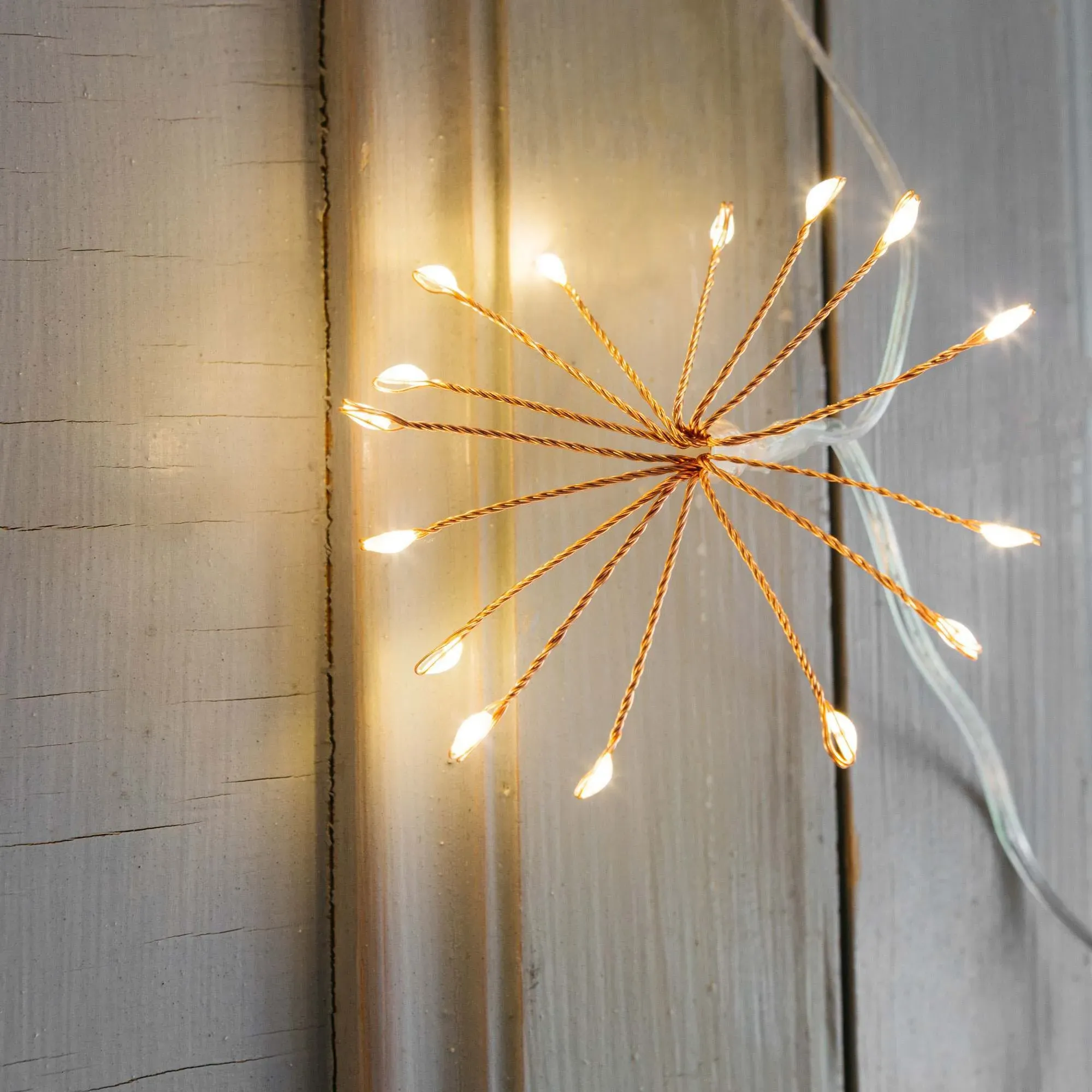 Copper Starburst Chain Lights 300cm - Copper