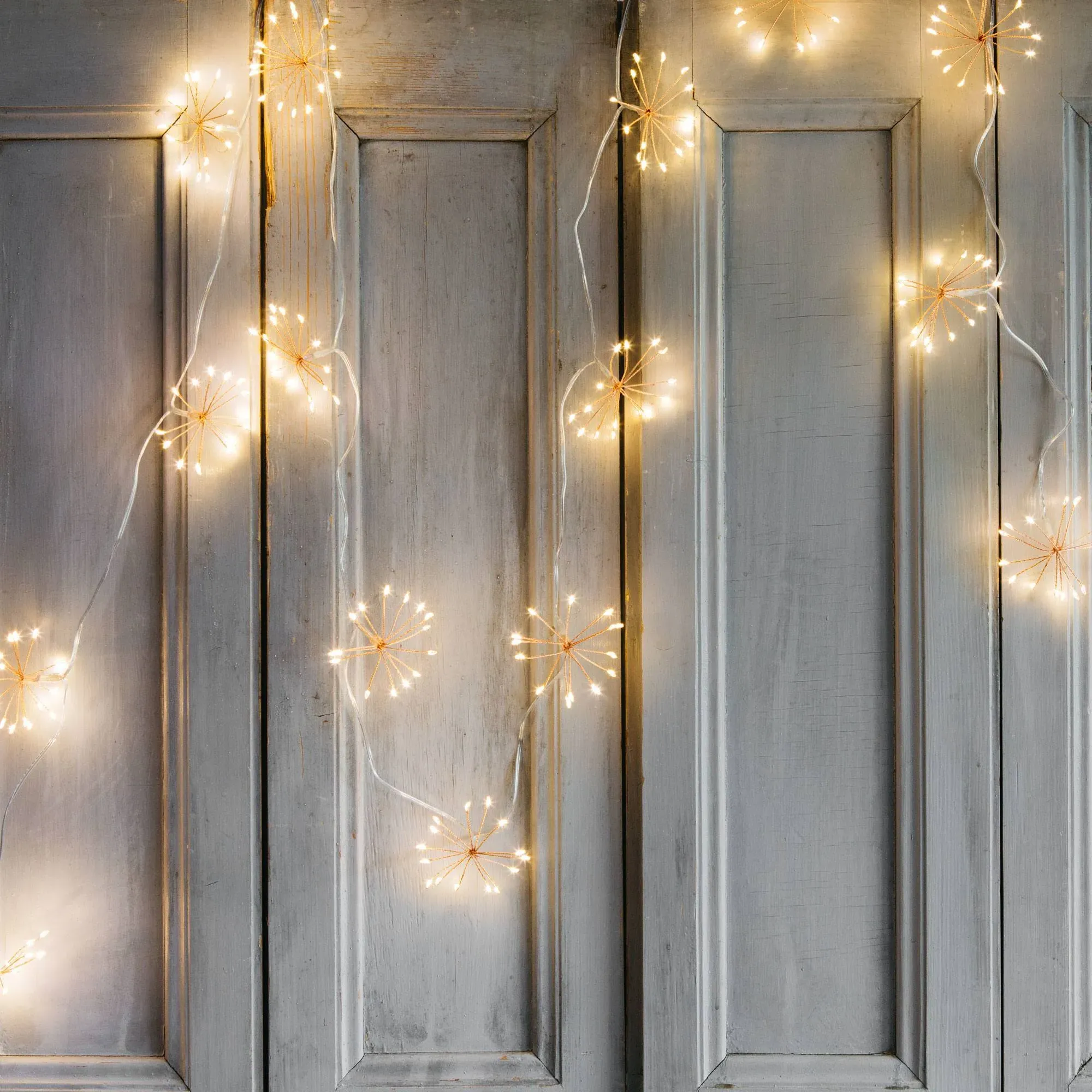 Copper Starburst Chain Lights 300cm - Copper