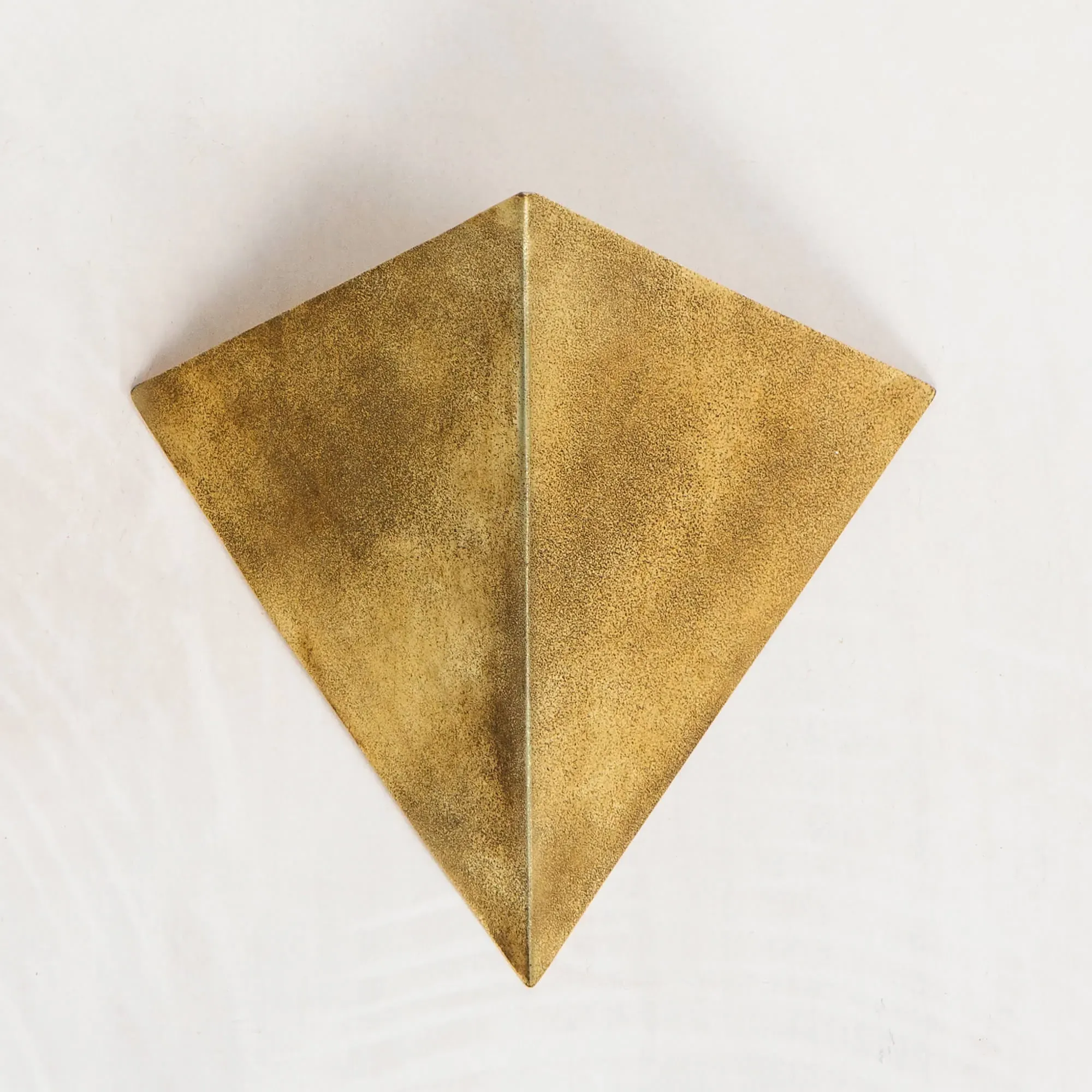 Cosmin Diamond Wall Sconce - Burnished Brass