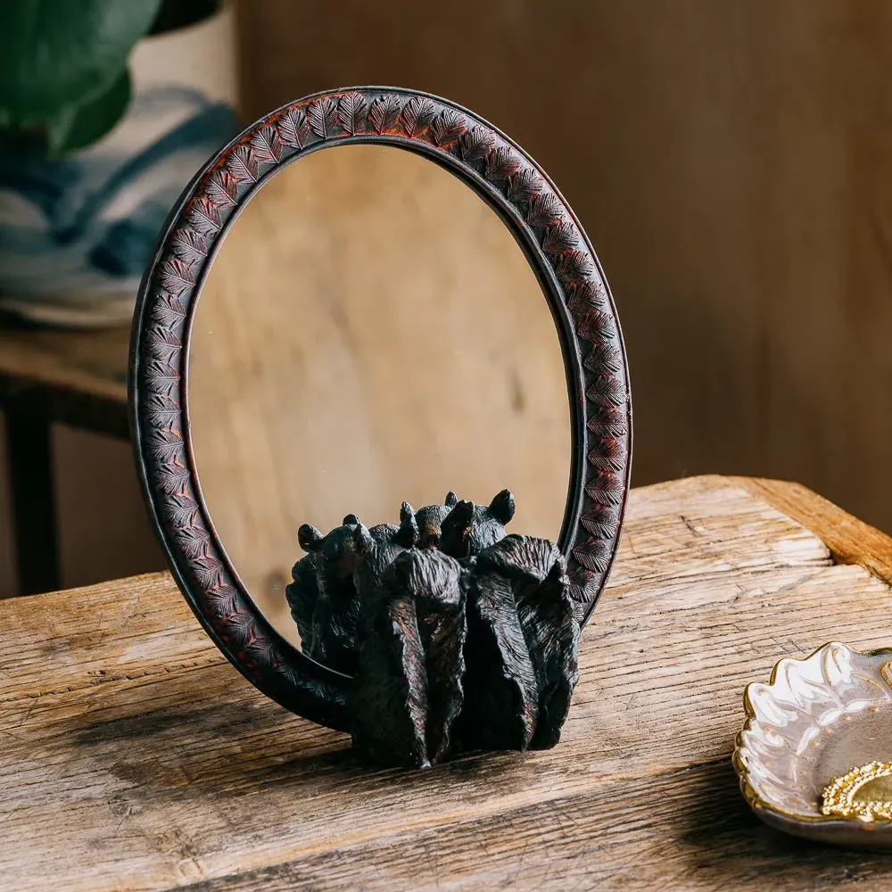 Curious Squirrels Table Mirror