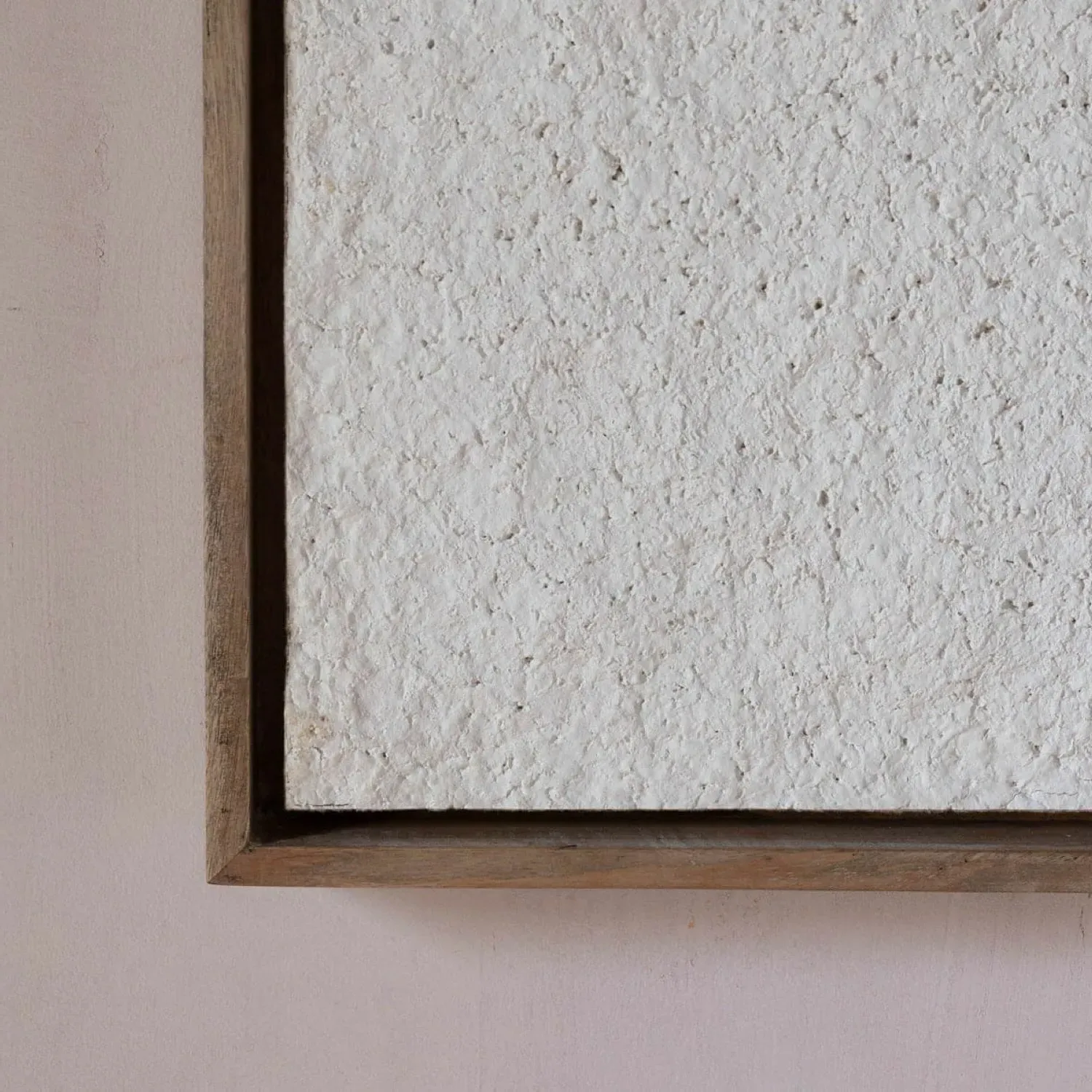 Curved Papier Mache Artwork - Mango Wood